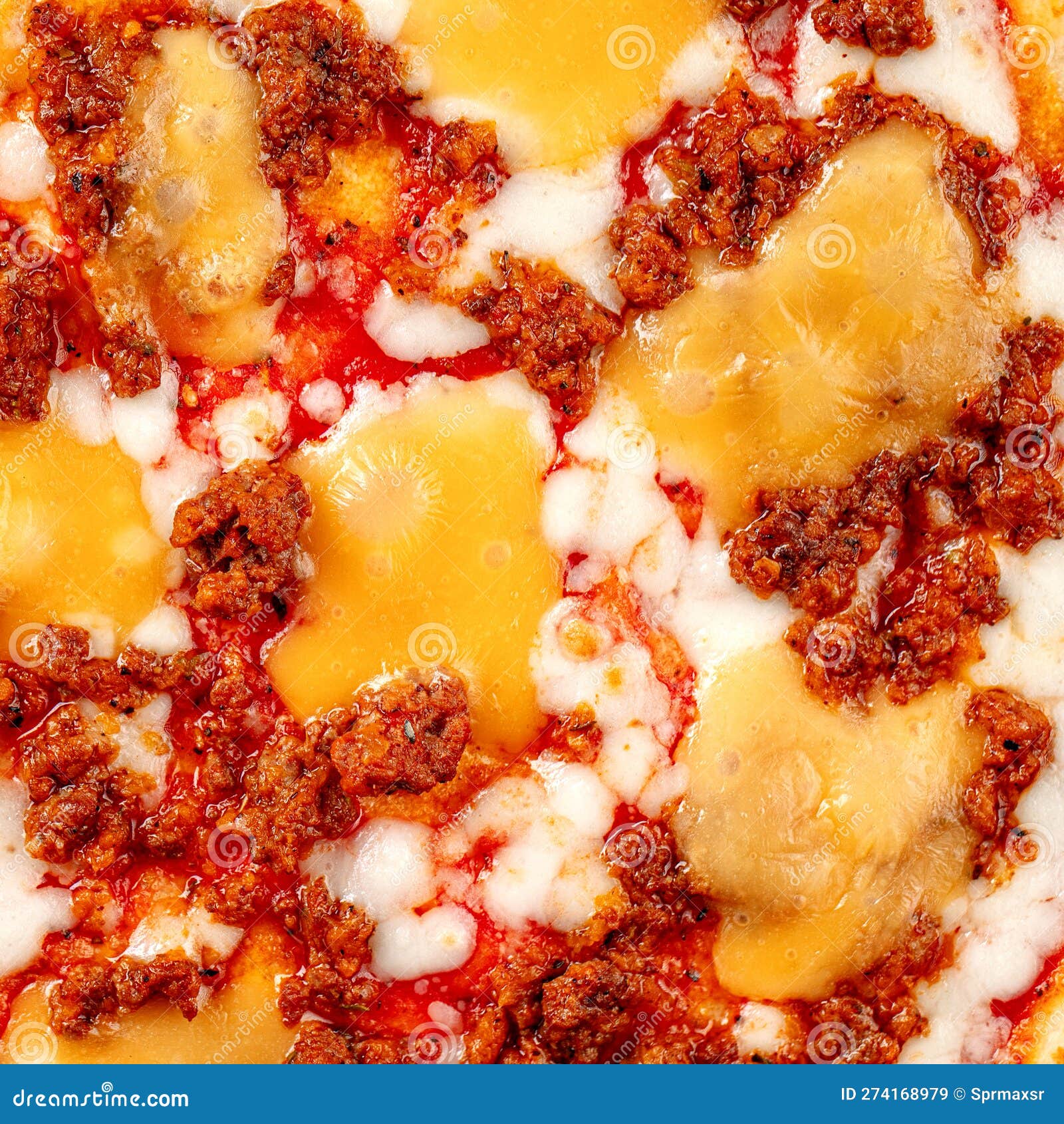 Pizza with Cheddar Cheese and Minced Beef Stock Image Image of pizza, cuisine 274168979