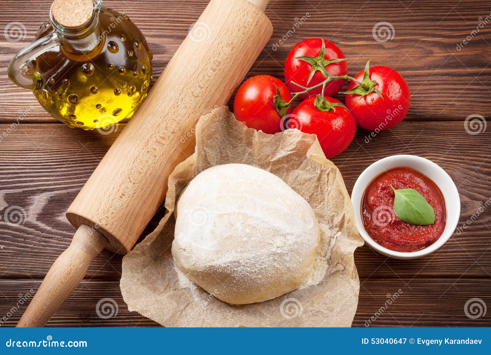Pizza cooking ingredients stock image. Image of meal 53040647