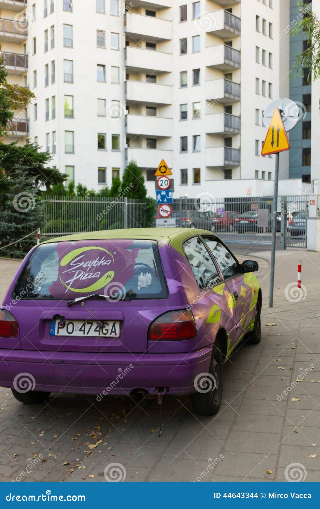 Pizza Delivery Car Stock Photos Royalty Free Pictures