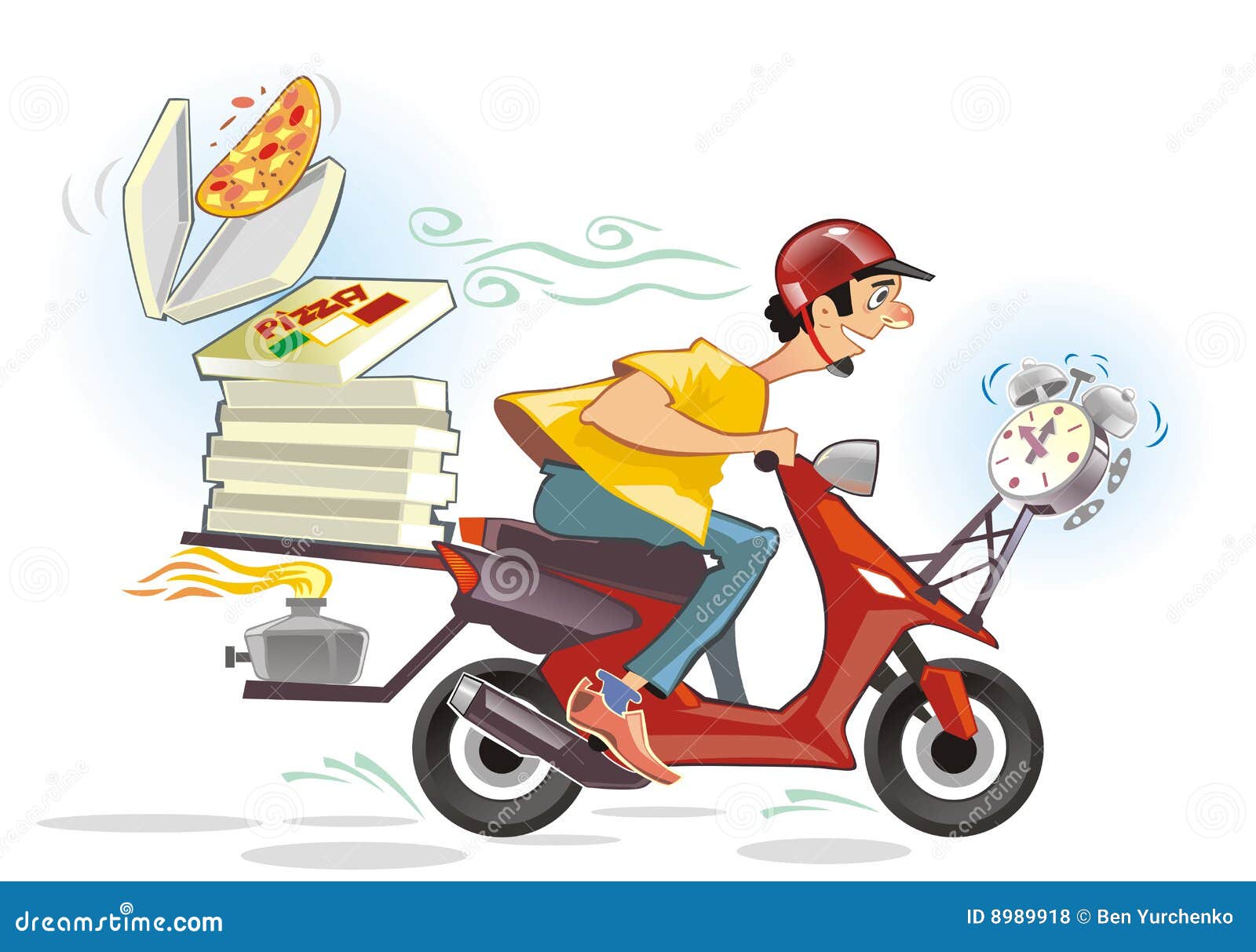 Pizza Delivery Service Cartoon Stock Vector - Illustration of occupation, primus: 8989918 Pizza Delivery Service Cartoon Stock Vector - Illustration of occupation, primus: 8989918