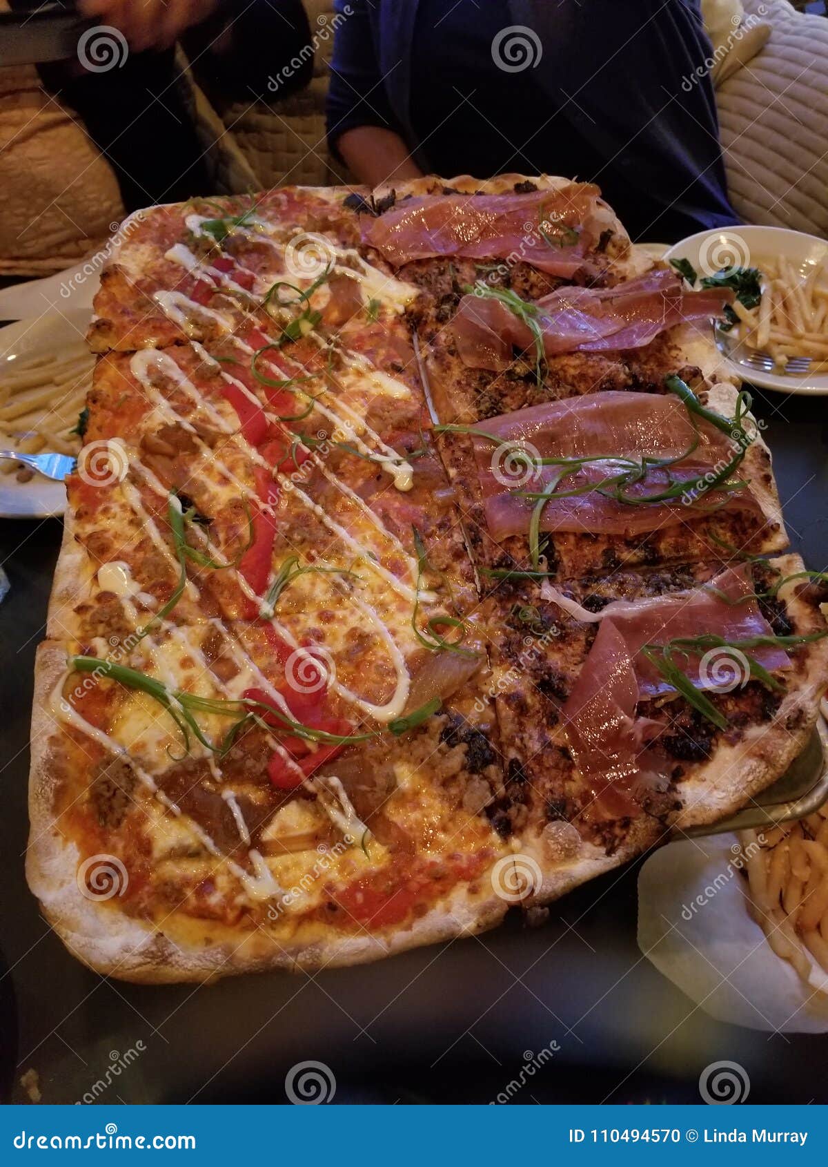 Pizza from figs stock photo. Image of dinner, figs, boston 110494570