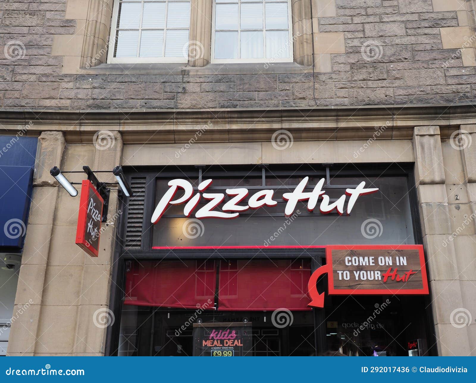 Pizza Hut Shopfront in Edinburgh Editorial Photo Image of logo