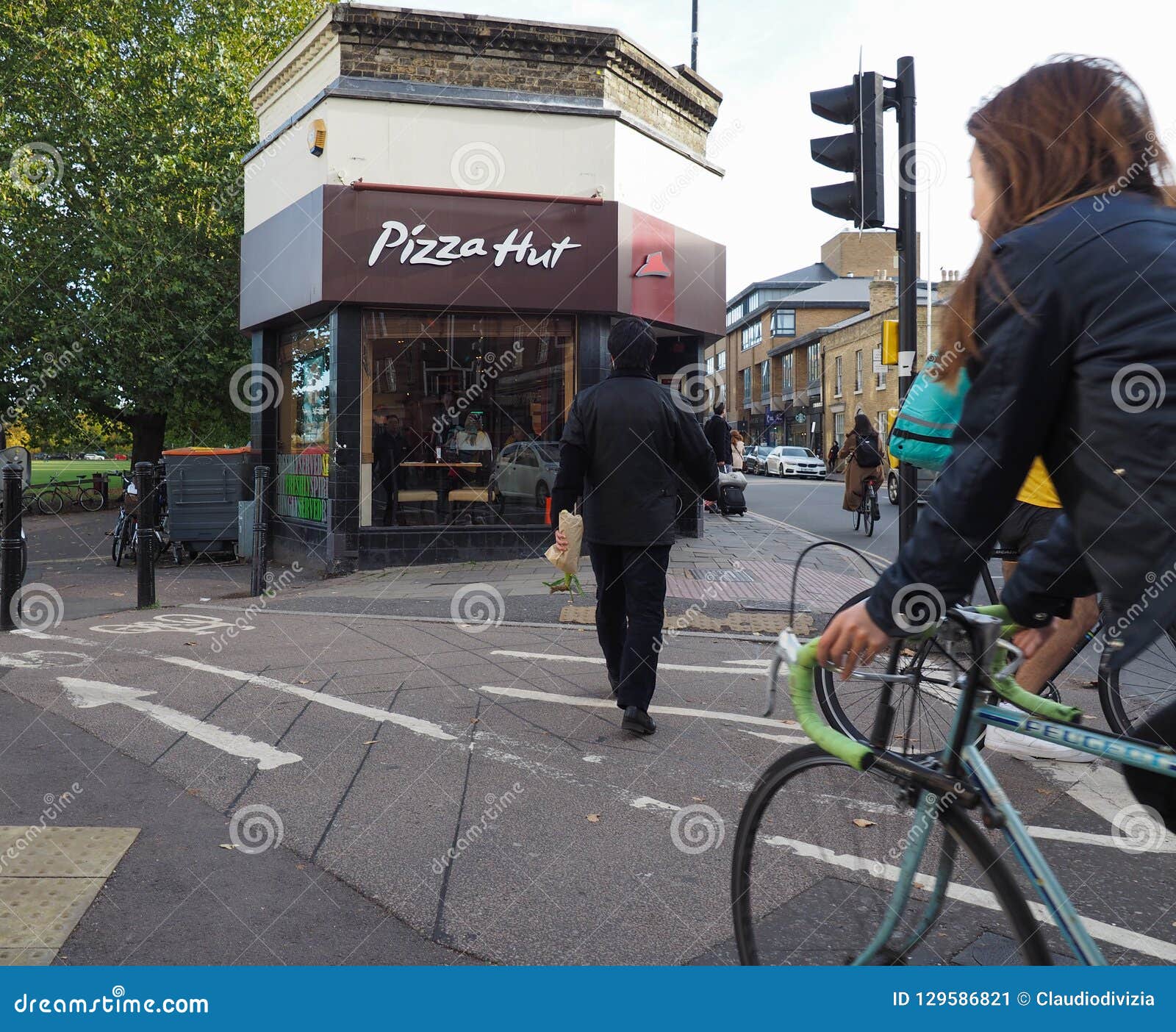 Pizza Hut Storefront in Cambridge Editorial Photo Image of