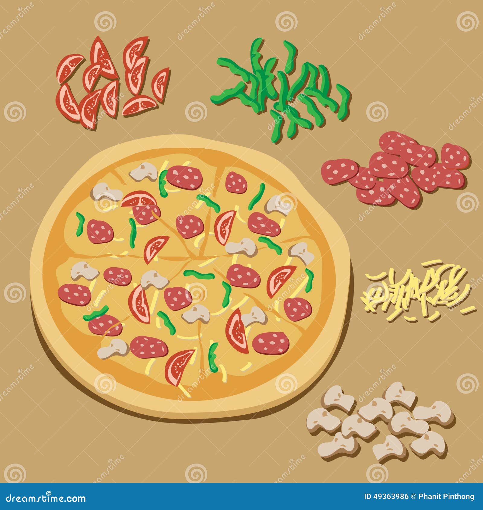 125 Slide Pizza Stock Illustrations, Vectors & Clipart - Dreamstime