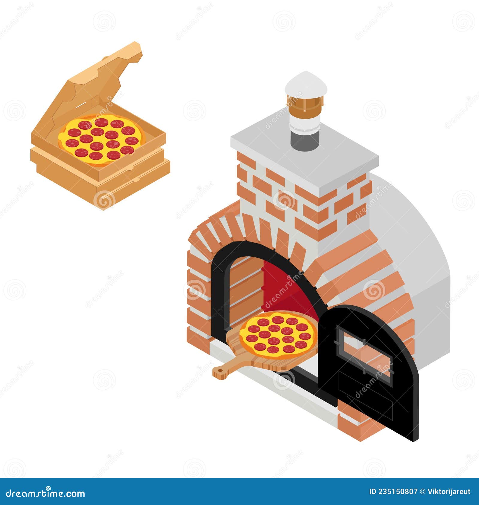 Tableros Redondos Para La Pizza De La Madera, Ejemplos 3D Stock de  ilustración - Ilustración de bandeja, restaurante: 153203824