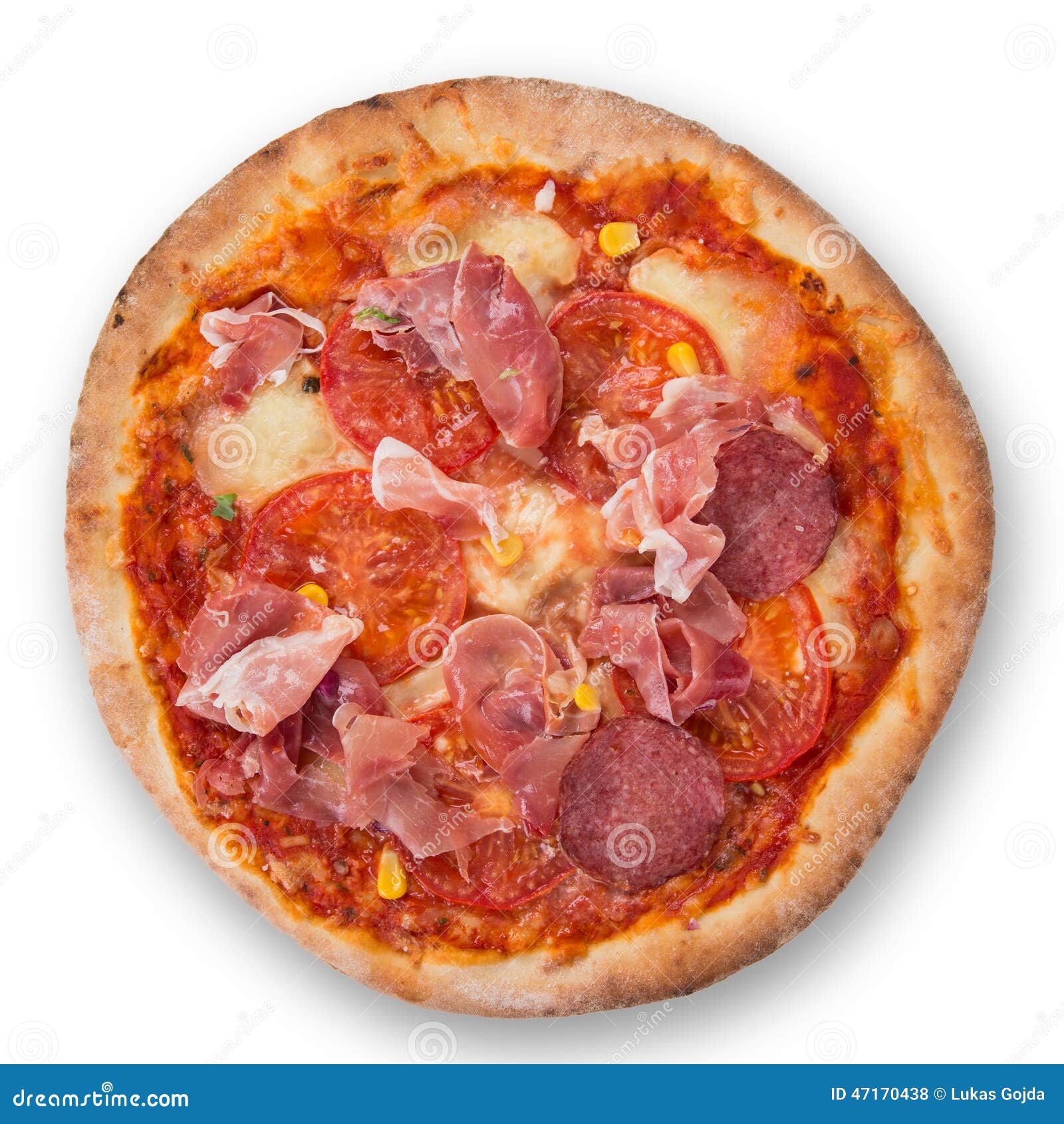 Pizza italiana squisita fotografia stock. Immagine di formaggio 47170438