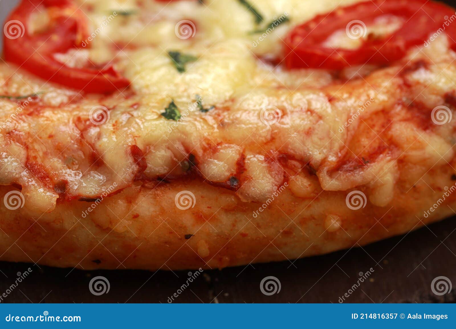 Pizza_Margerita with Cheese, Tomato and Basil Leaf Stock Image Image