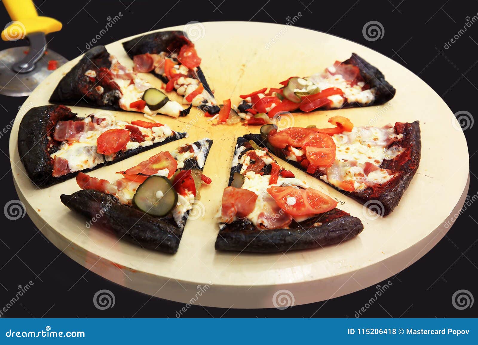 тесто черное на пиццу фото 105