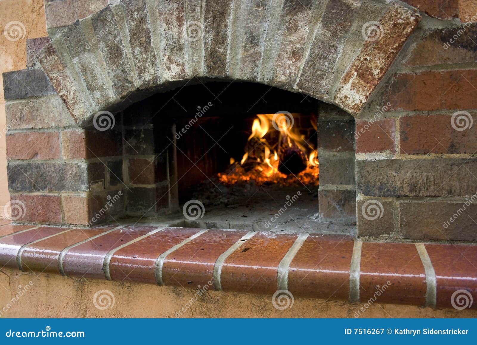Pizza Oven Hearth stock image. Image of heat, fuel, brick 7516267