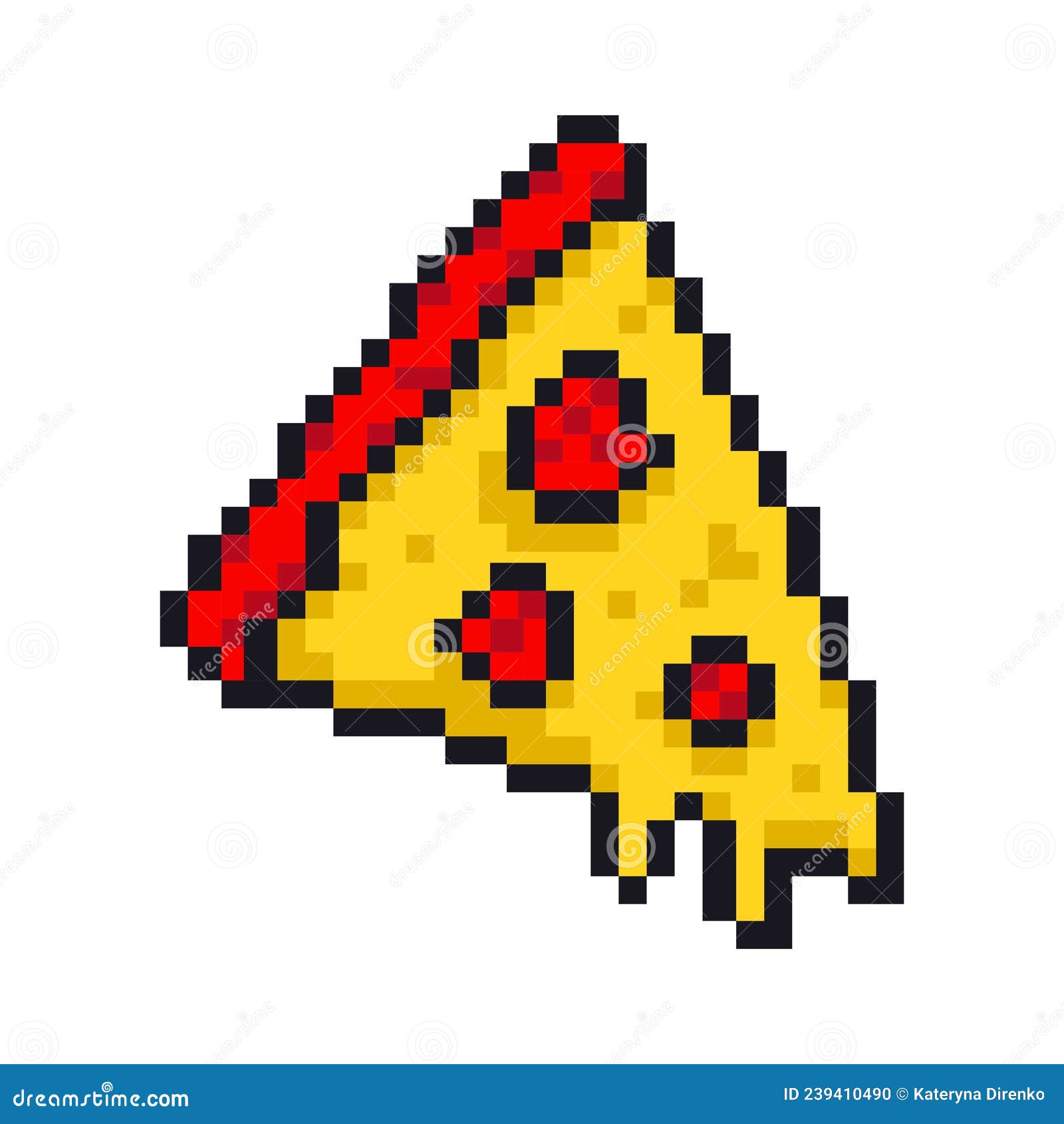 pixel arte ilustração torta. pixelizada torta. torta bolo Comida ícone  pixelizada para a pixel arte jogos e ícone para local na rede Internet e  vídeo jogo. velho escola retrô. 27436036 Vetor no