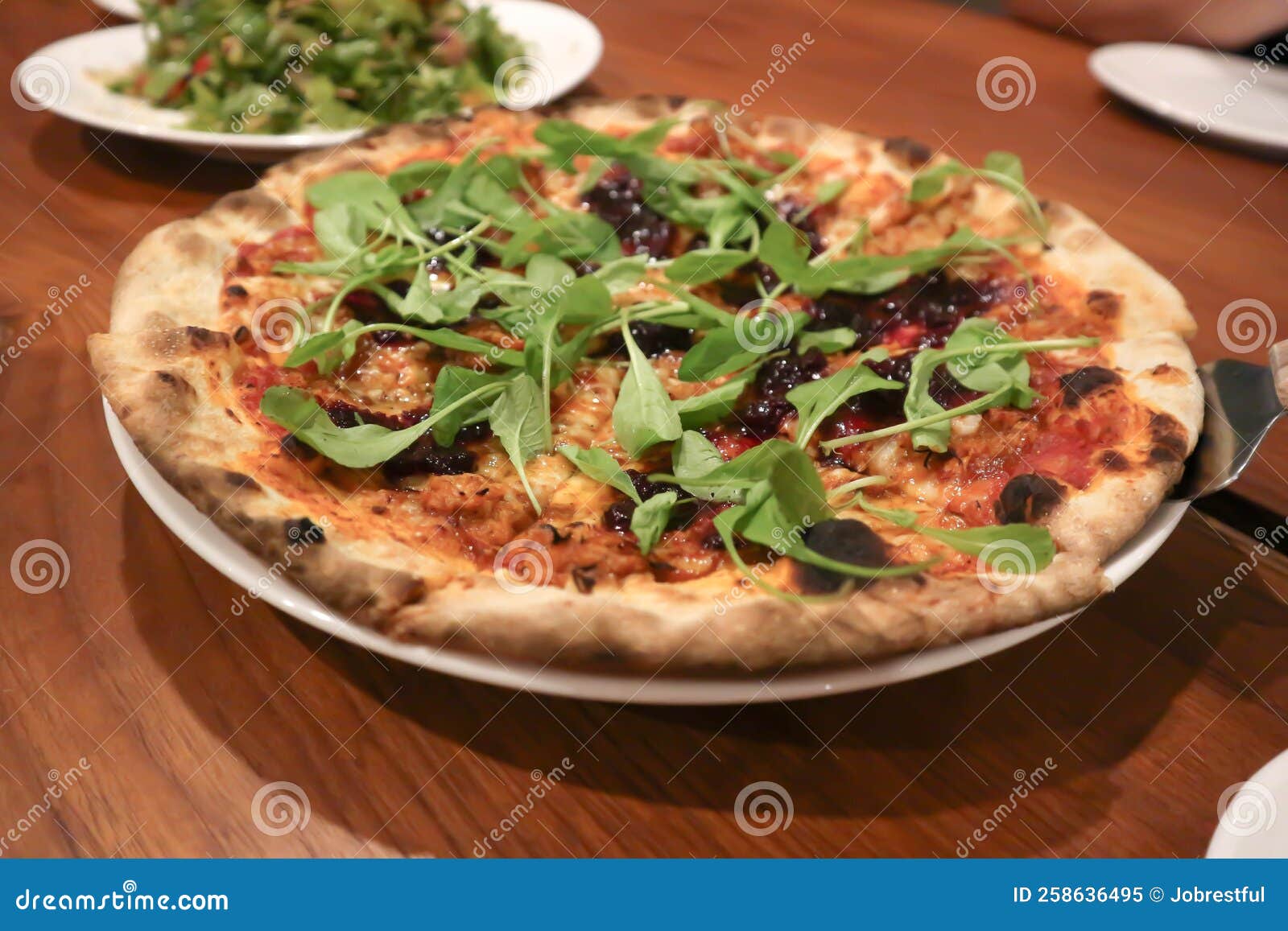 Pizza or Salami , Olive and Cheese Pizza Stock Image Image of