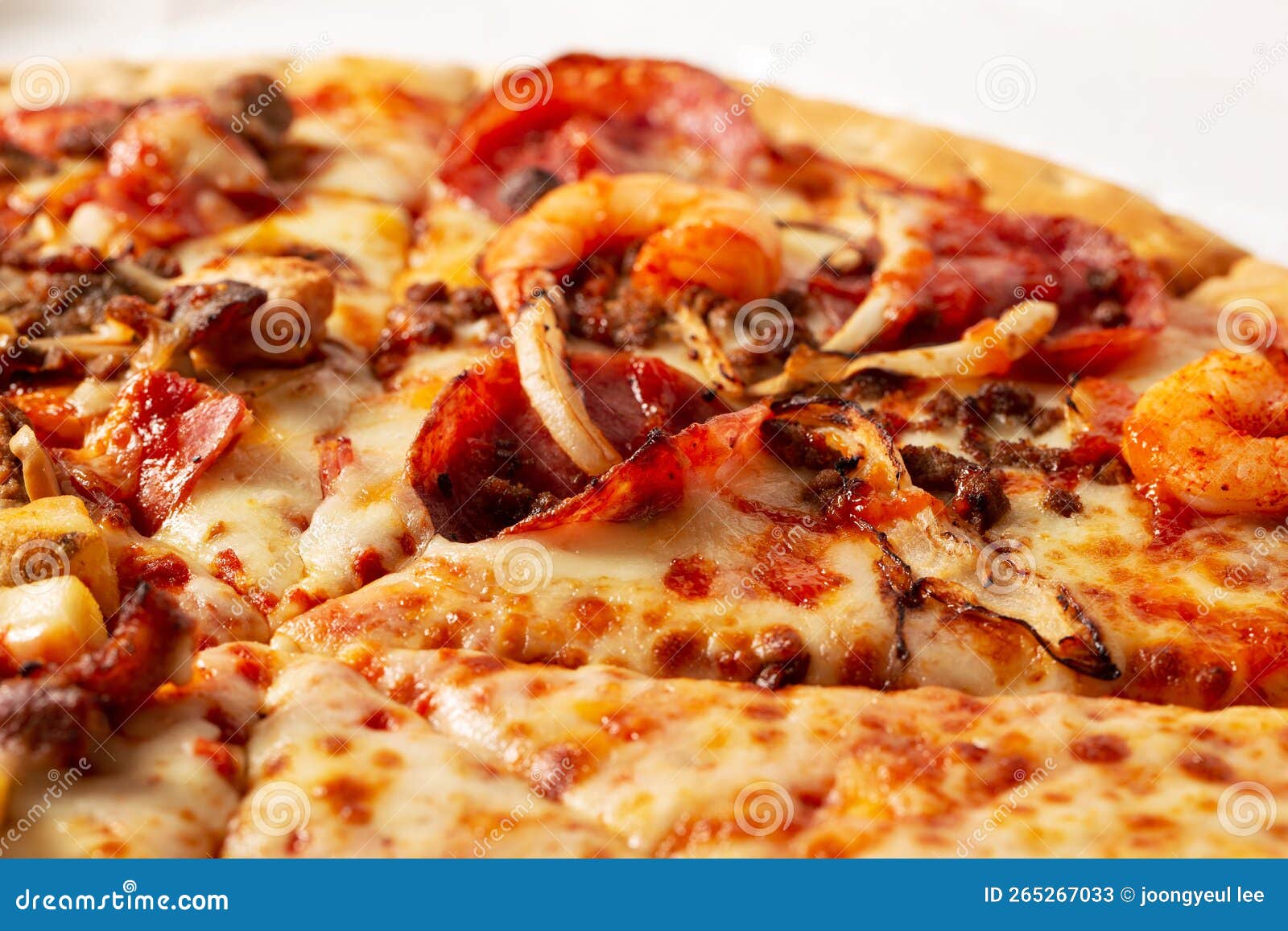 Pizza with Salami and Tomatoes Stock Image Image of crust, baked