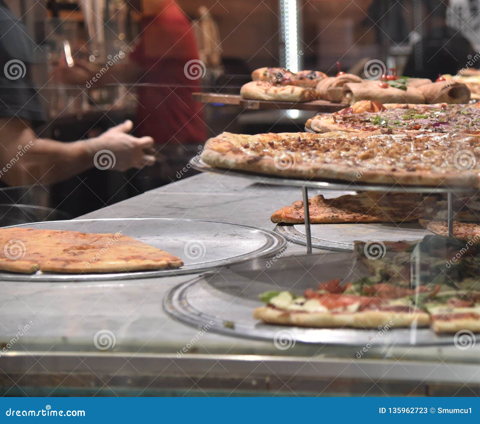 Pizza shop on the corner stock image. Image of fast 135962723