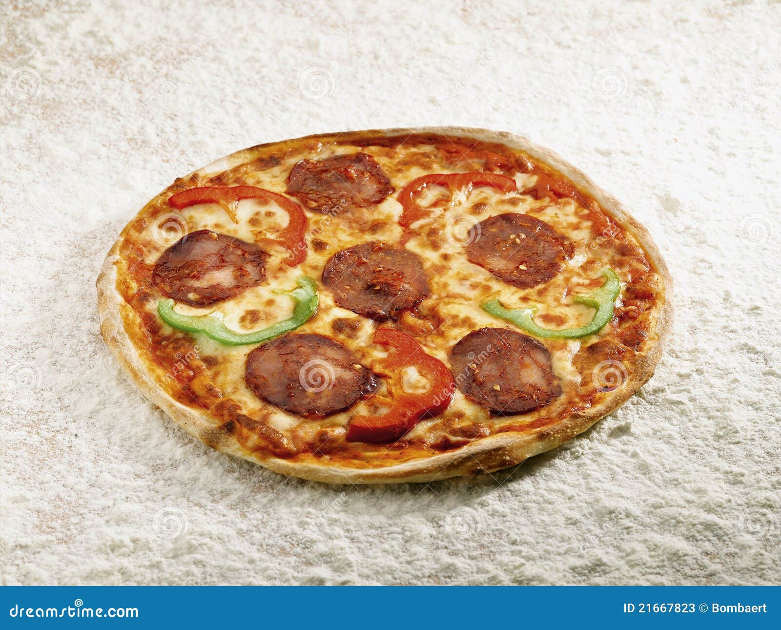 Pizza Ala Siciliana Delicious Pizza Fastfood Photo Background And