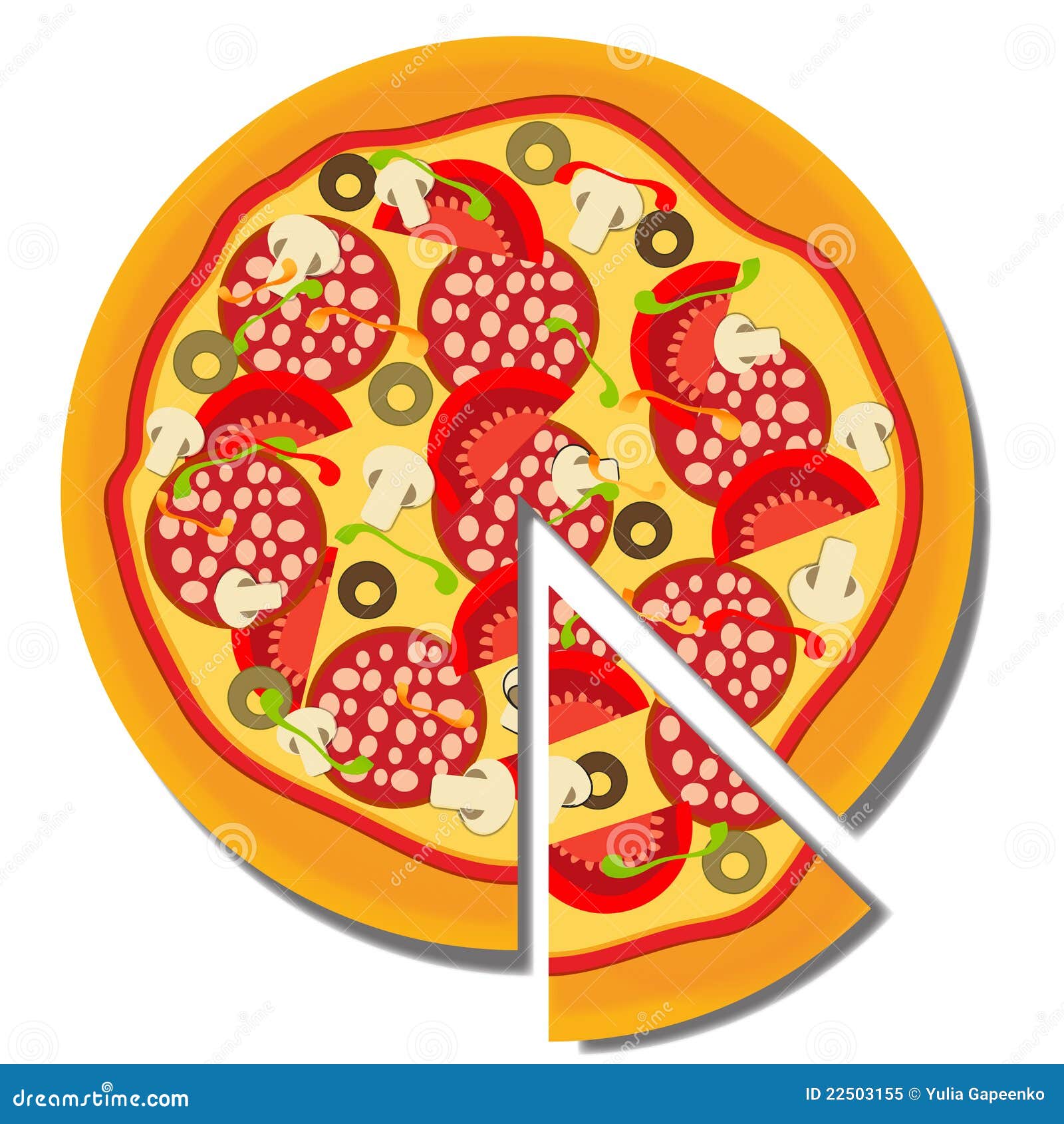 pizza clipart vector - photo #28