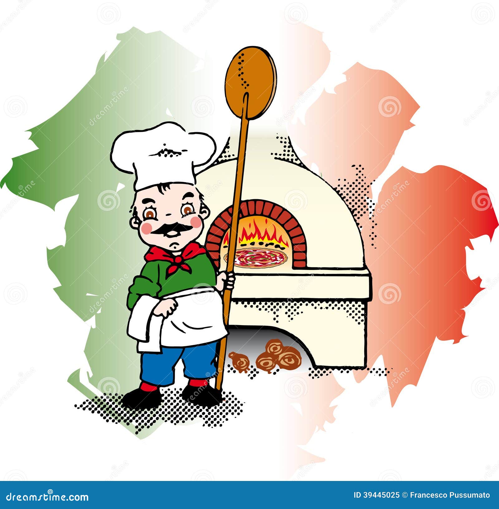 Pizzaiolo Stock Illustrations Vecteurs Clipart 167 Stock Illustrations