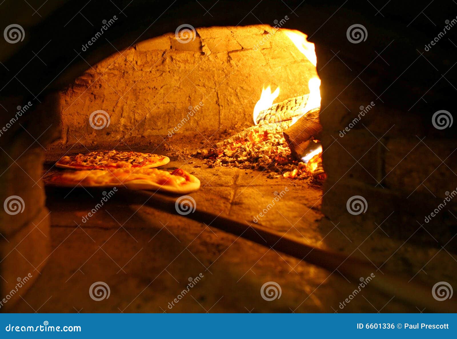 Pizzas baking stock photo. Image of restaurant, cook, open 6601336