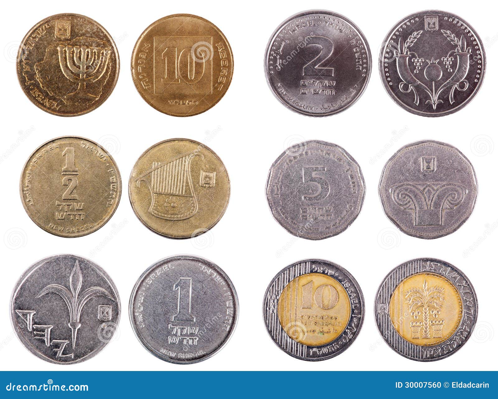 Israeli coins list