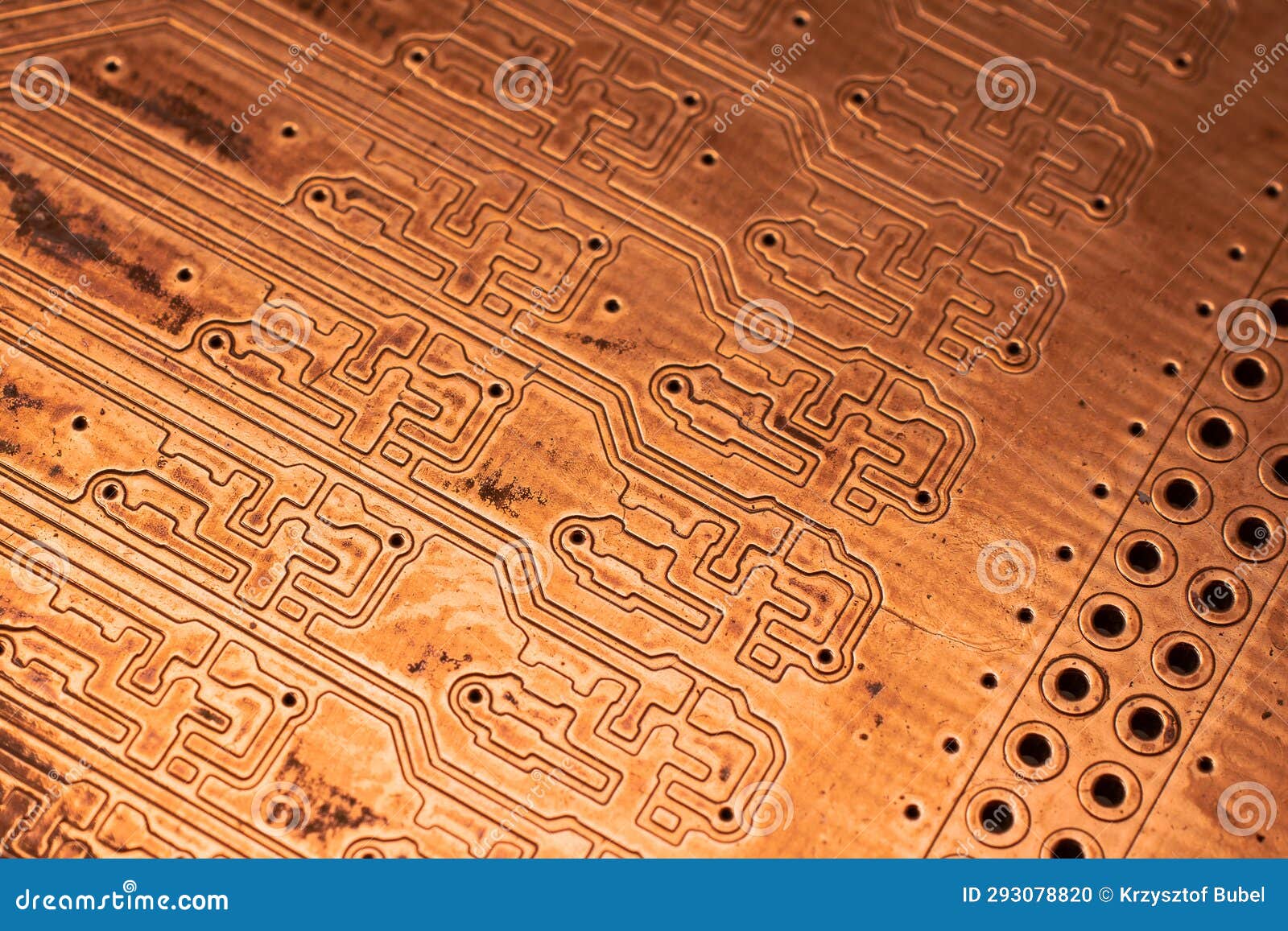 Placa De Circuito Impresso. Fundo Ou Textura Foto de Stock Imagem de