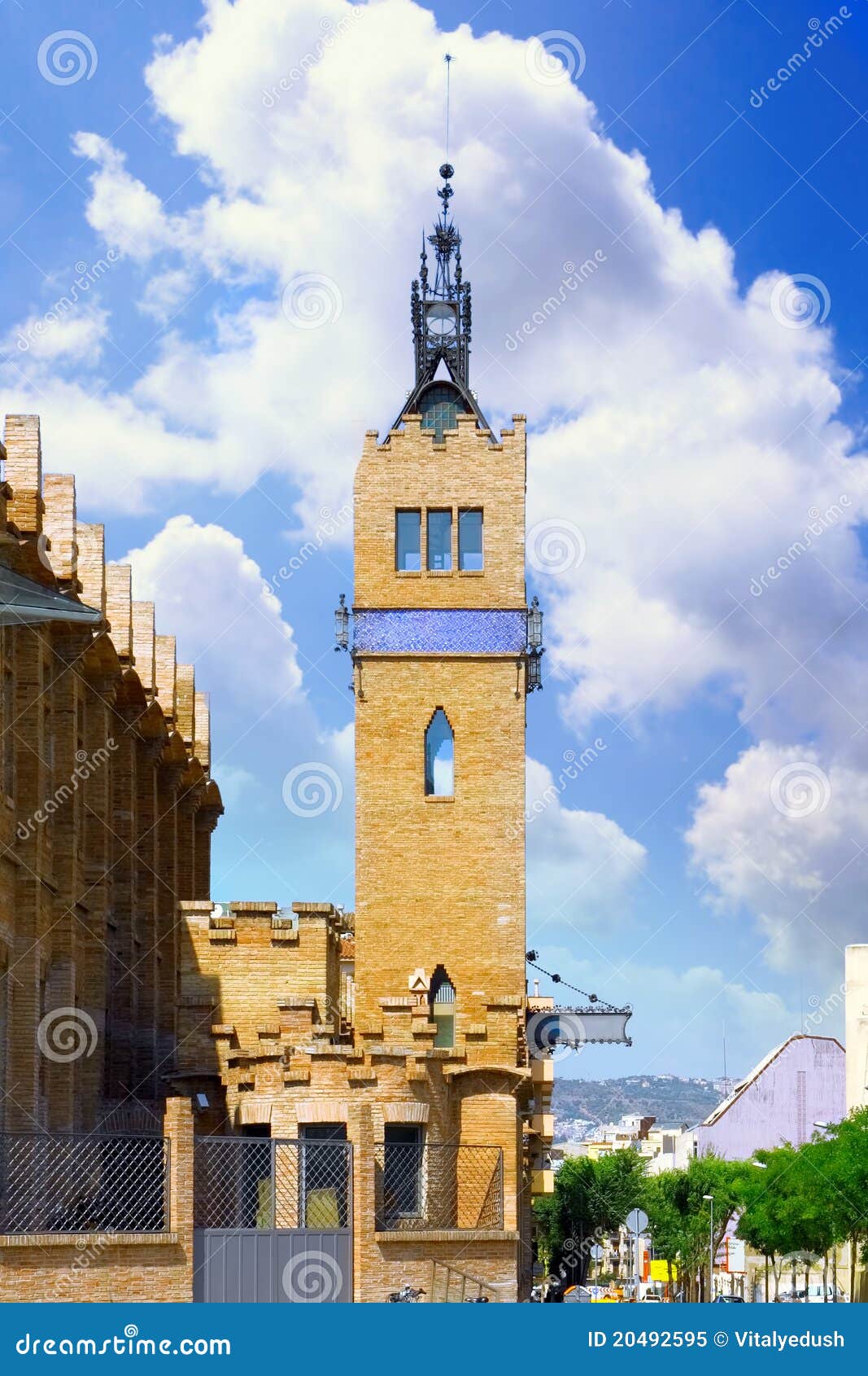 placa de espanya , barcelona . spain.