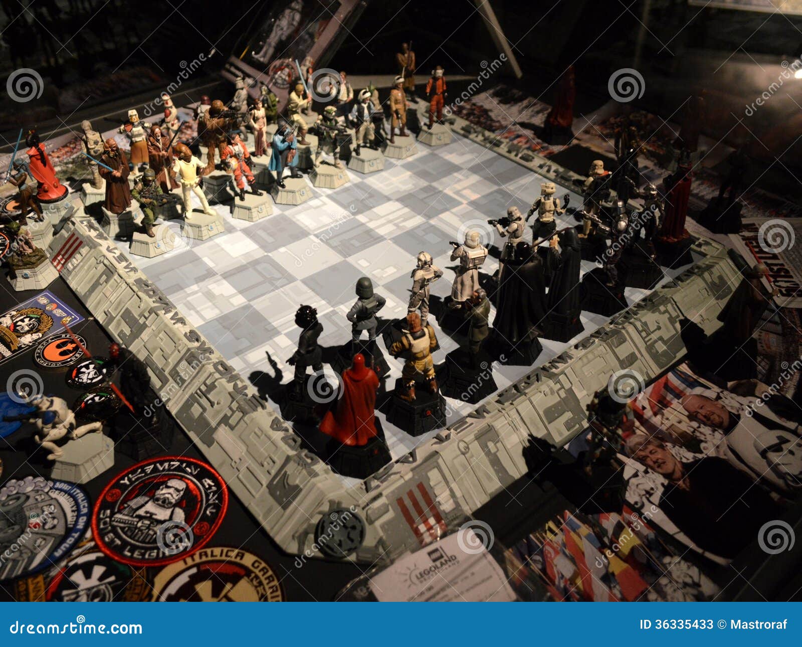 Placa De Xadrez De Star Wars Foto de Stock Editorial - Imagem de milagre,  museu: 36335433