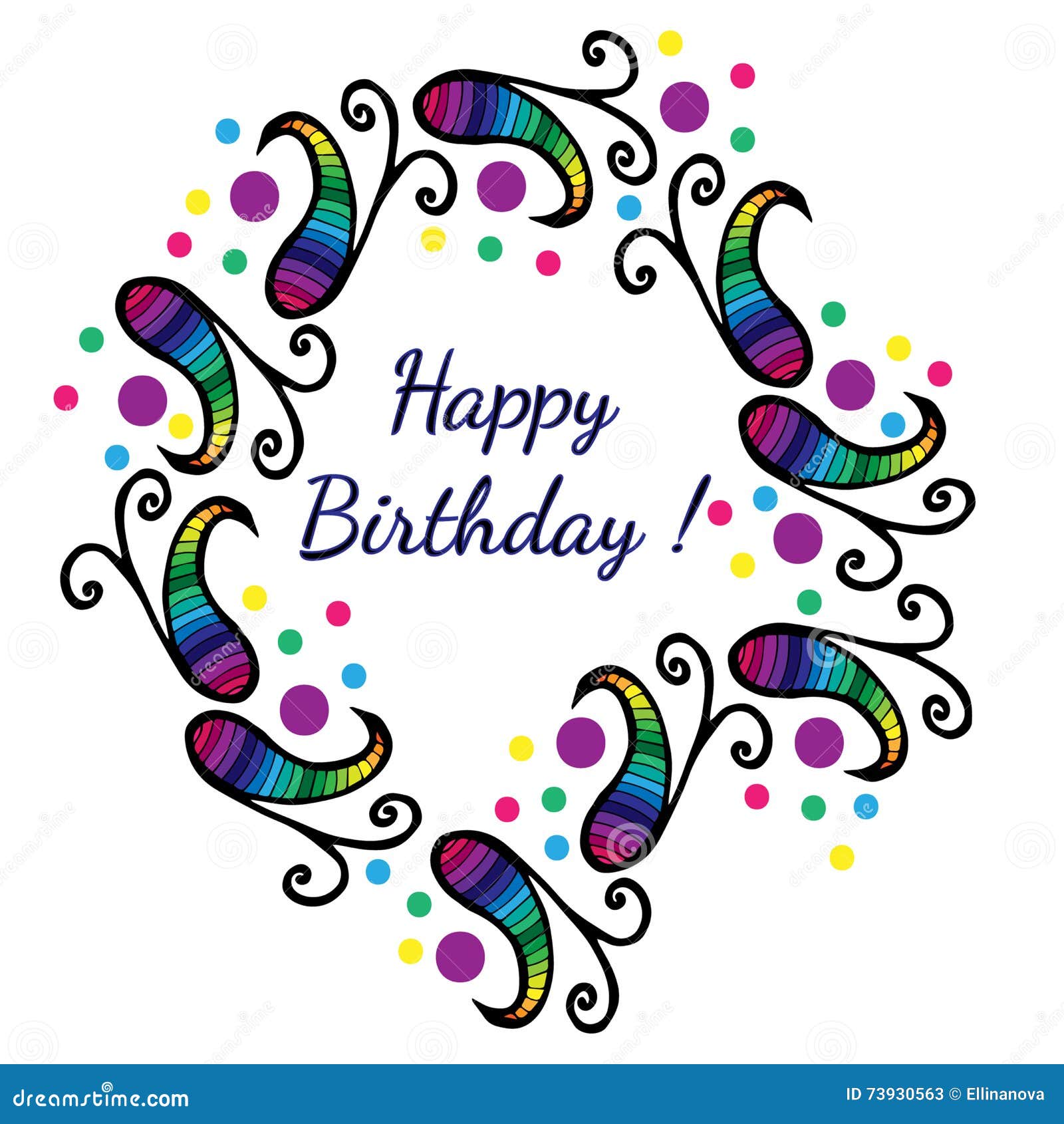 Place De Salutation Pour Le Joyeux Anniversaire Avec Le Flowe Multicolore Abstrait Illustration De Vecteur Illustration Du Joyeux Multicolore Place De Salutation Pour Le Joyeux Anniversaire Avec Le Flowe Multicolore Abstrait Illustration De Vecteur Illustration Du Joyeux Multicolore