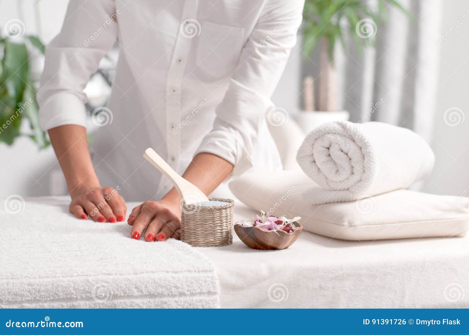 Place for Relaxation in Wellness Spa Center Stock Photo Image of