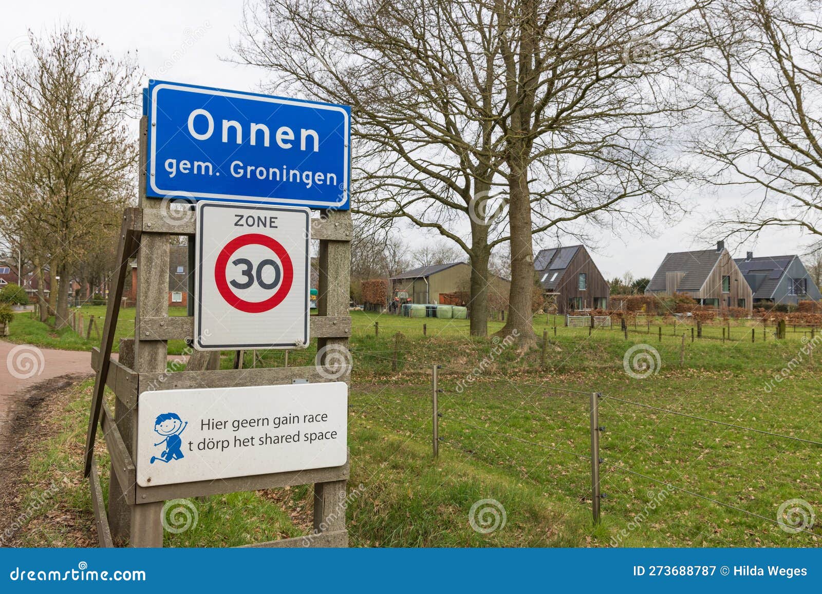 Placename Sign Haren the Netherlands Editorial Photography - Image of ...