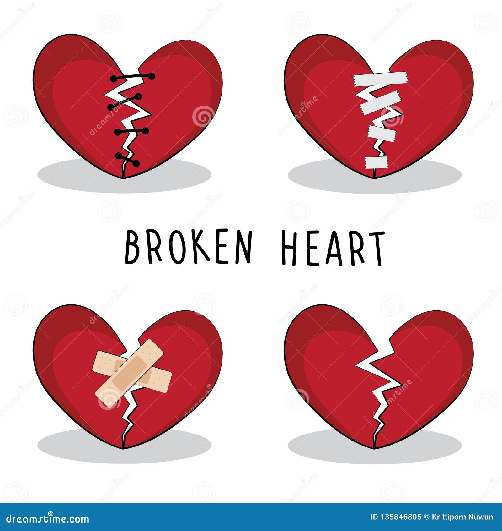Placez Le Coeur Brise De Vecteur Il Est Au Sujet De L Amour Illustration De Vecteur Illustration Du Couples Dessin