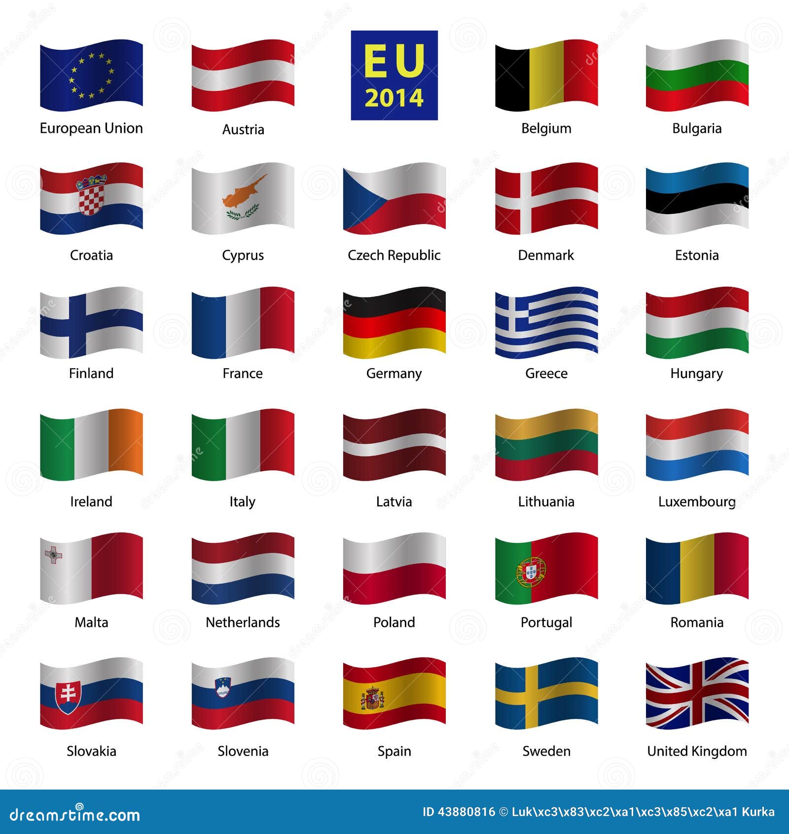 lot de 63 Autocollants EUROPE différents drapeaux de pays et territoires en  EUROPE : : Fournitures de bureau