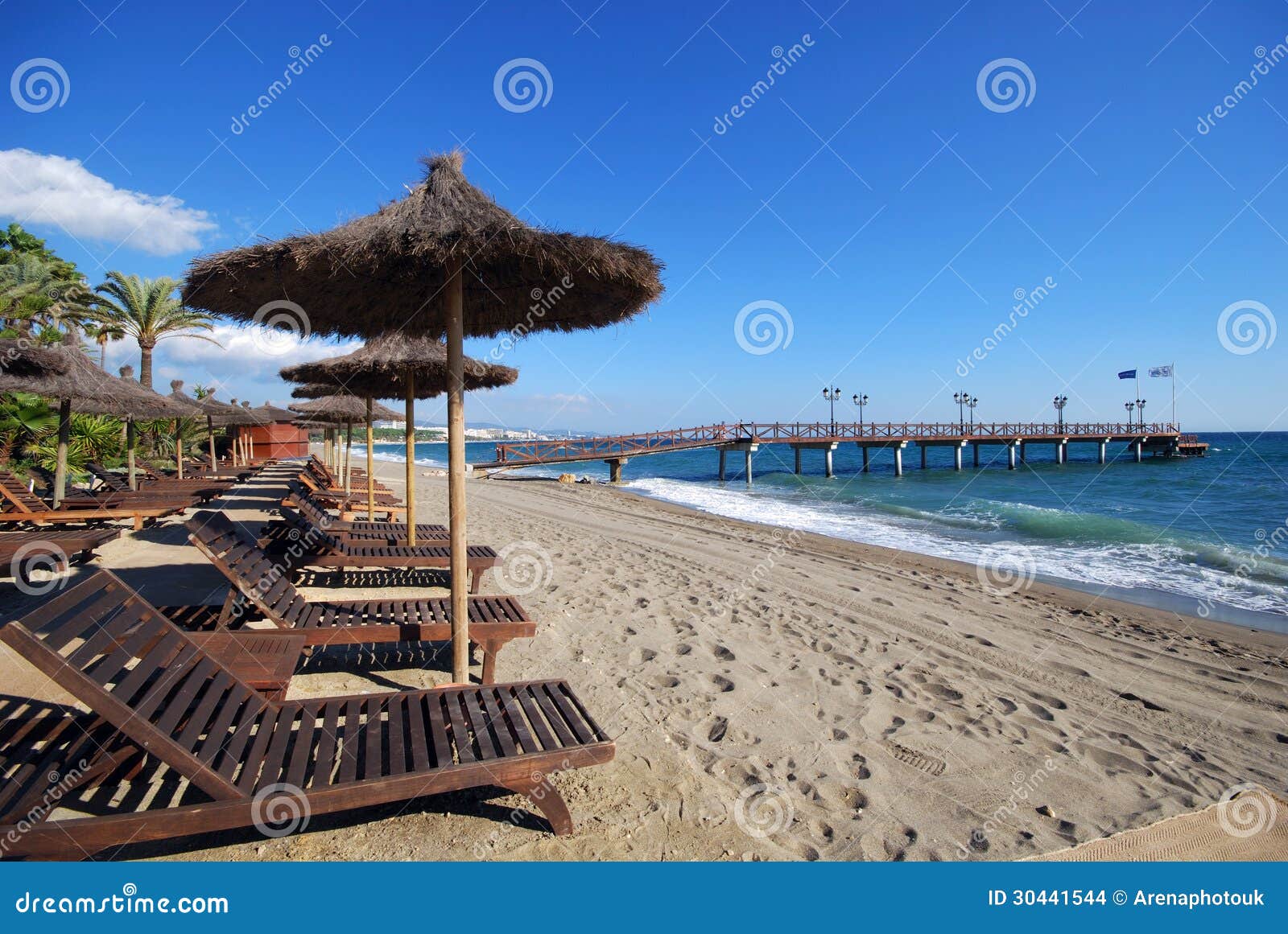 Plage De Daitona Marbella Espagne Photo Stock Image Du