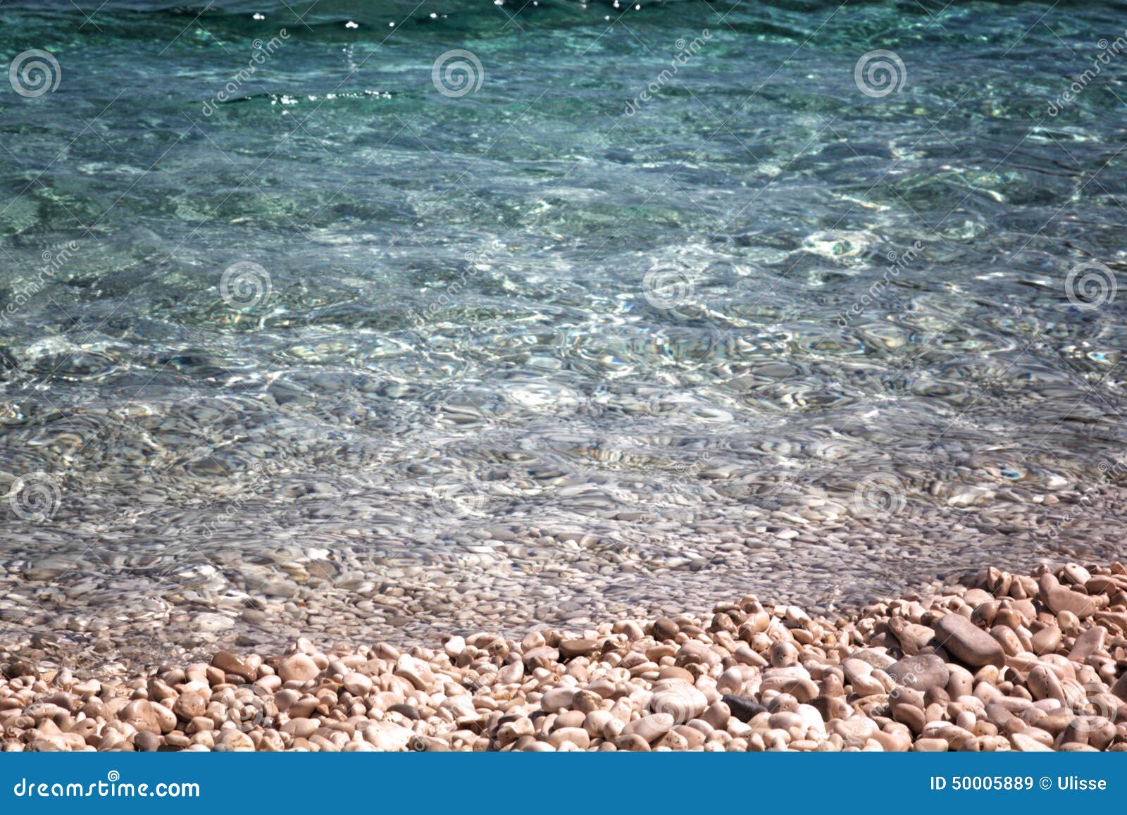 Plage de Kefalonia. Une vue d'une plage, Kefalonia, Grèce