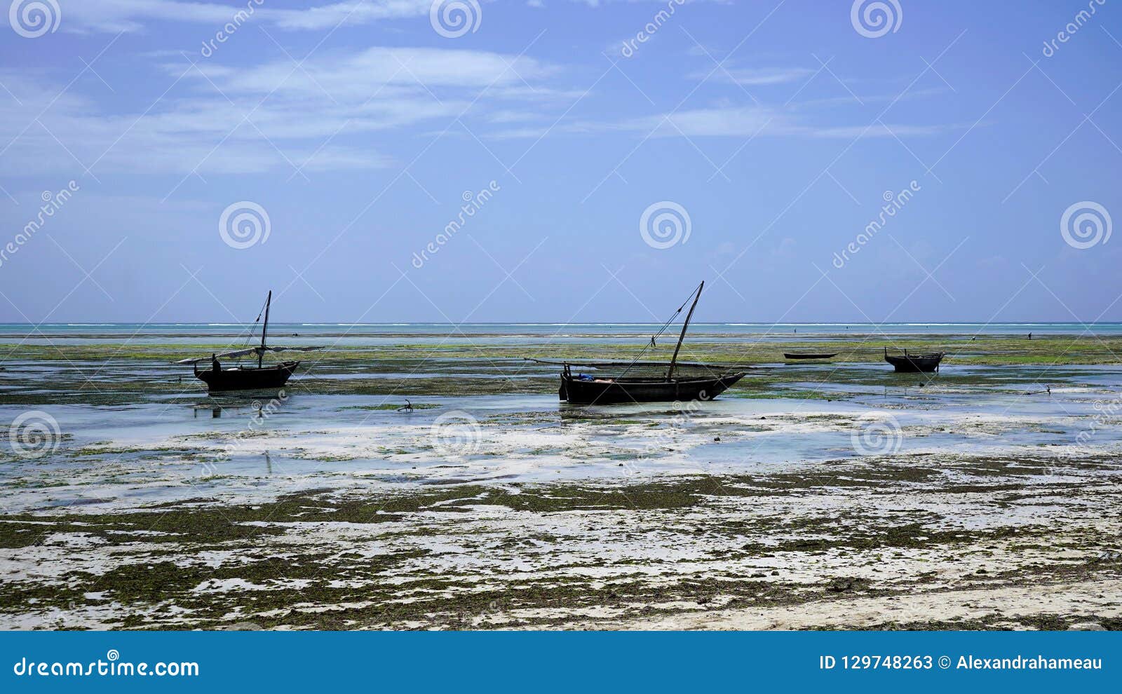 Plage De Nungwi Zanzibar Image Stock Image Du Inférieur