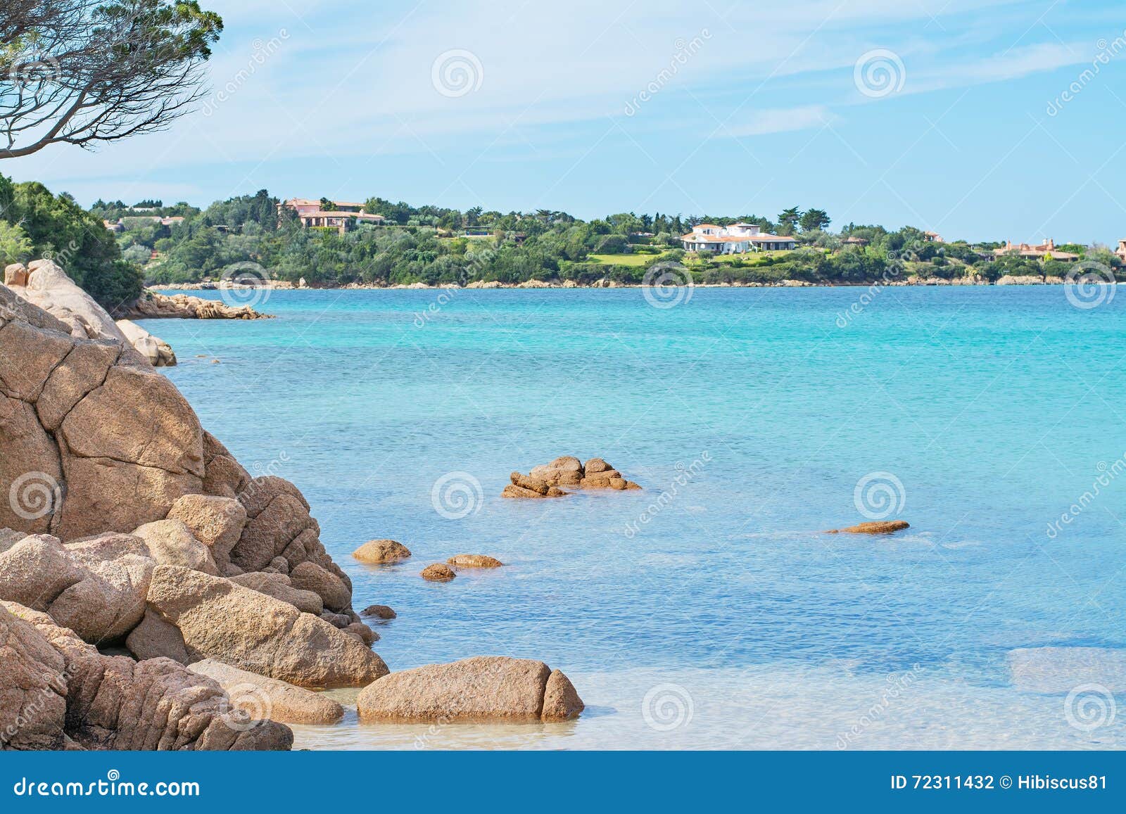 Plage De Porto Cervo Photo Stock Image Du Rivage Sunlight
