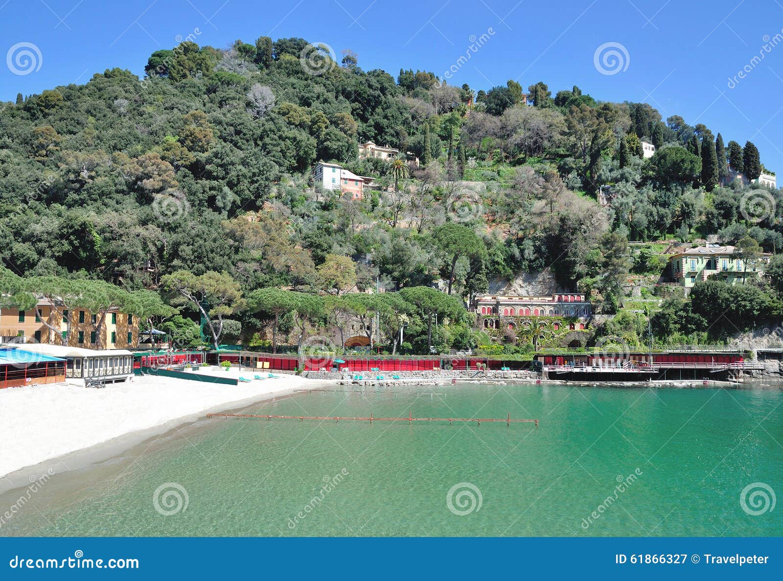 Plage Portofino Italien La Riviera Ligurie Italie Image Stock Image Du Ligurie Italie