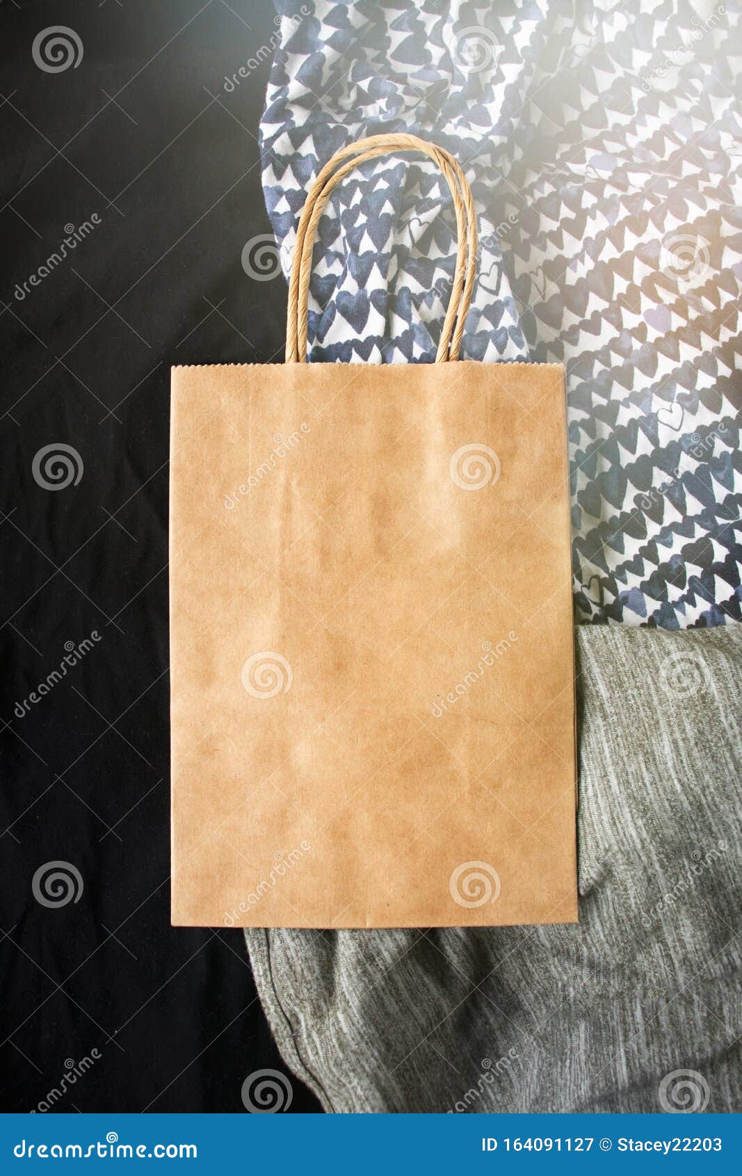 Download Plain Blank Brown Paper Bag On A Background Of Assorted ...