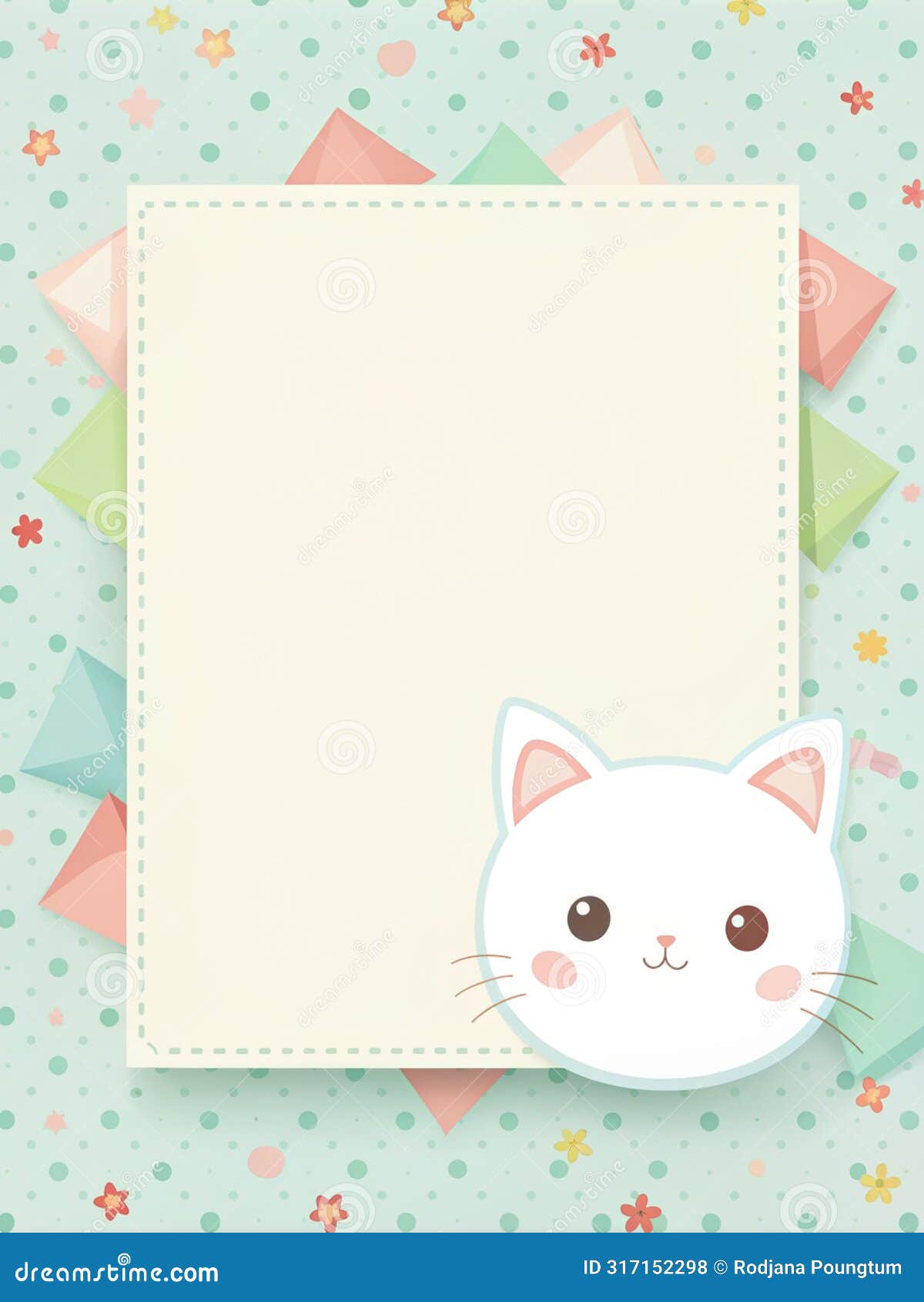 a plain memo paper, its corners