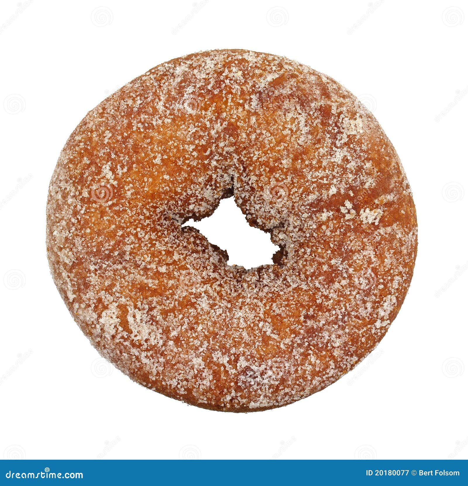 Plain sugar cake doughnut stock image. Image of food 20180077
