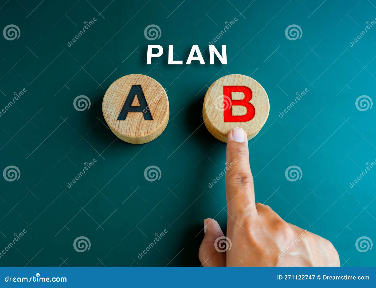 Plan B, Business Strategy and Decisions Concept. Plan, the Text Over