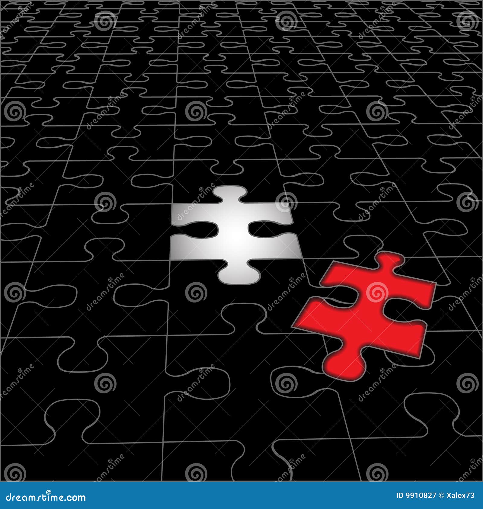 Plan del rompecabezas ilustración del vector. Ilustración de objeto 9910827