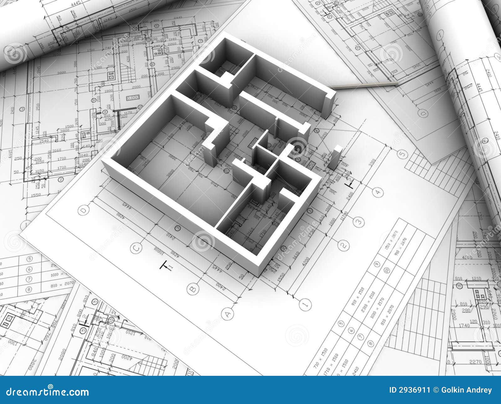  Plan  drawing  stock illustration Illustration of engineer  