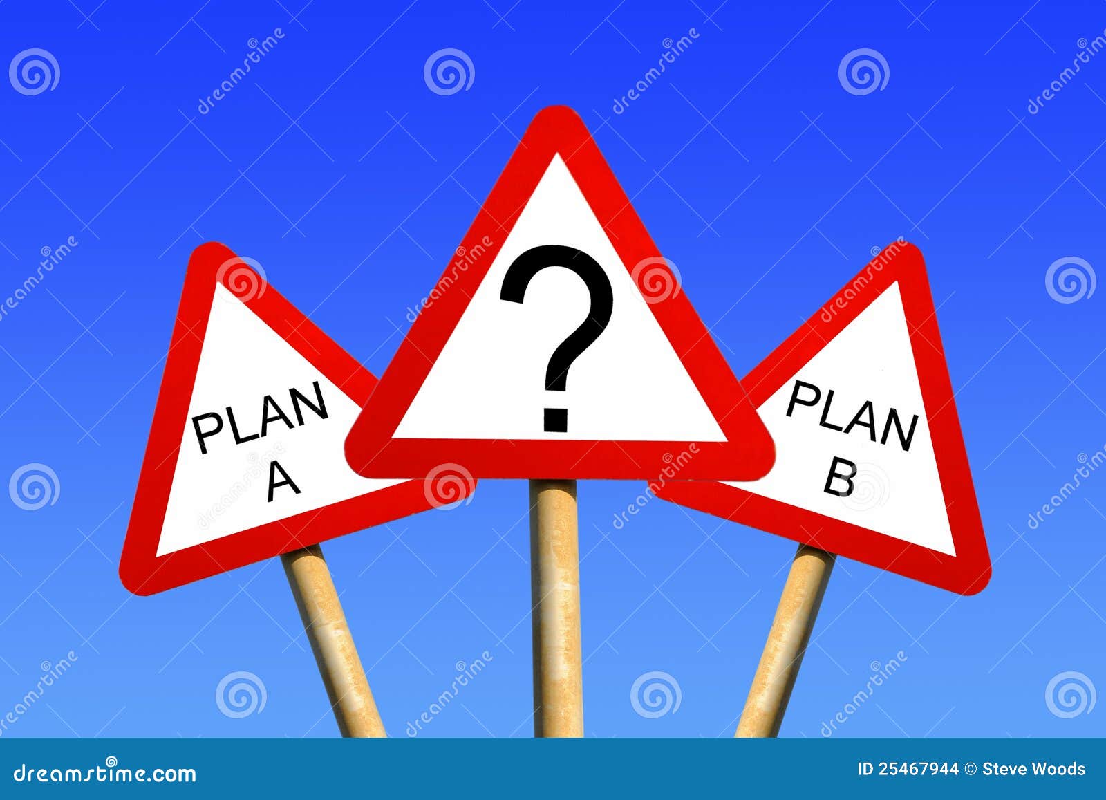 Plan A Plan B stock photo. Image of organize, escape 25467944