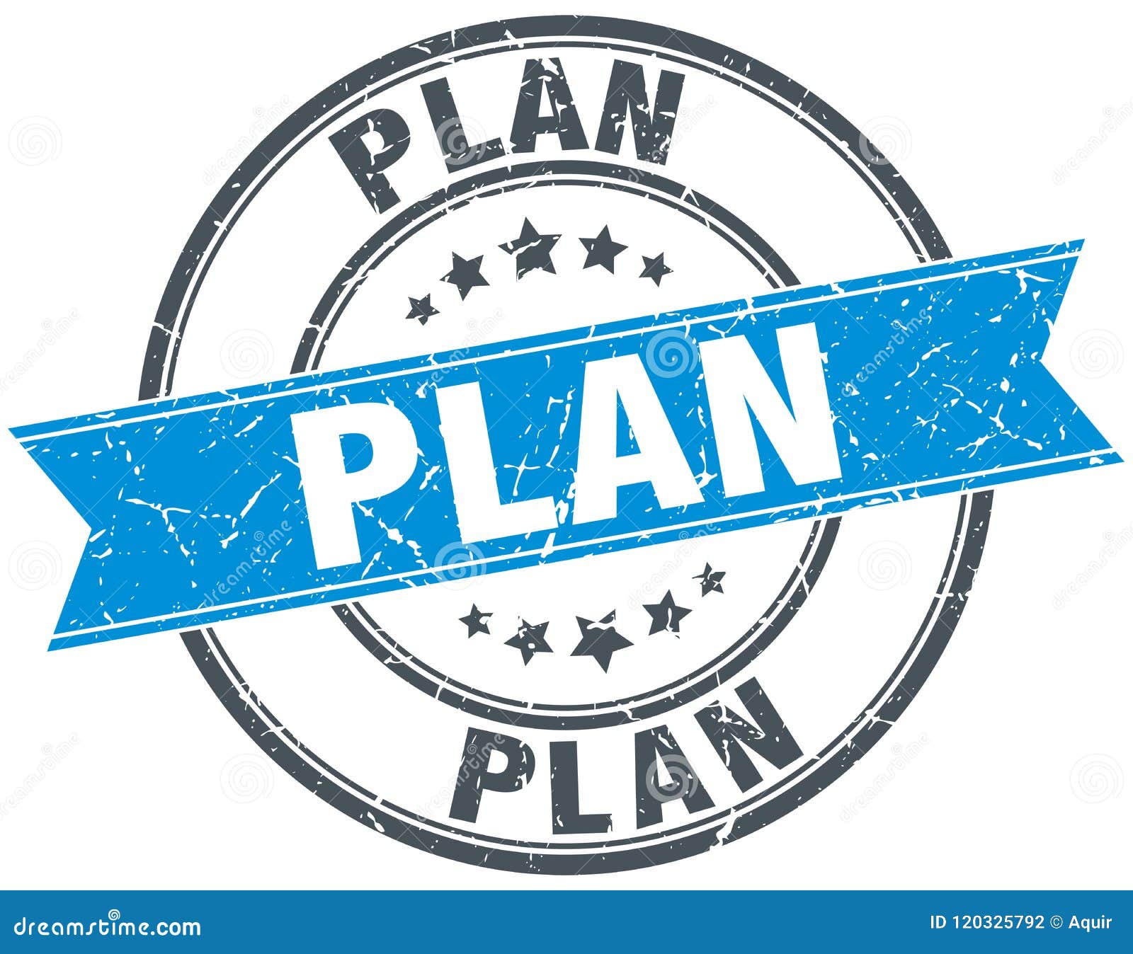 Plan stamp stock vector. Illustration of band, banner - 120325792