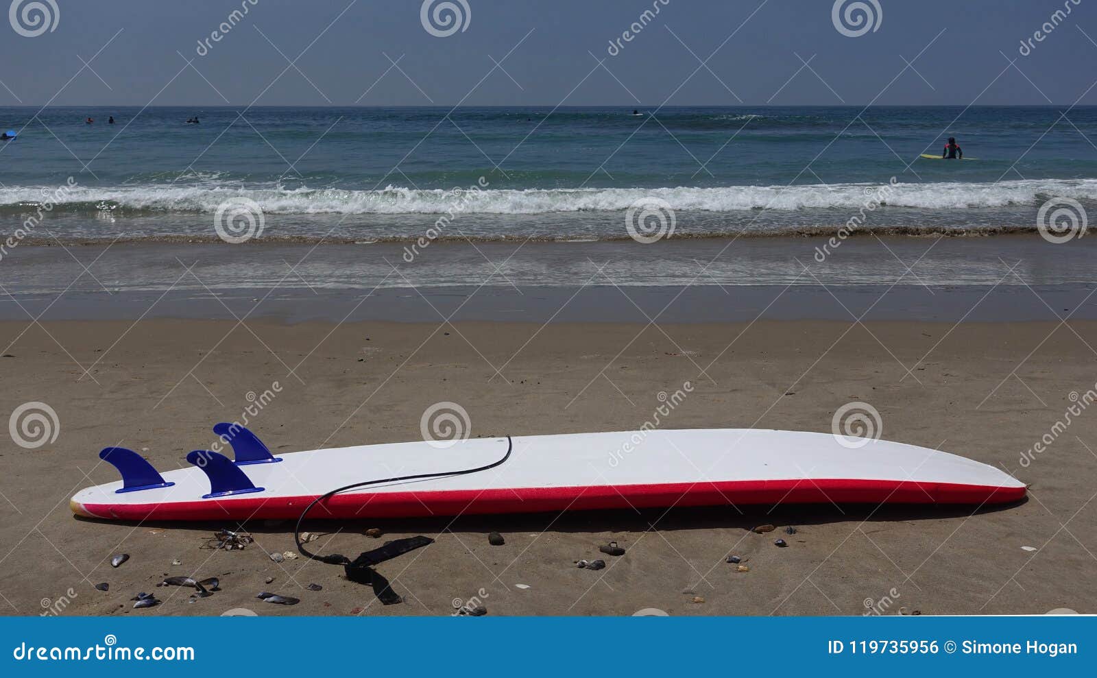 Planche De Surf Playmobil Blanche Et Rouge - Accessoire Figurine Mer (occasion)