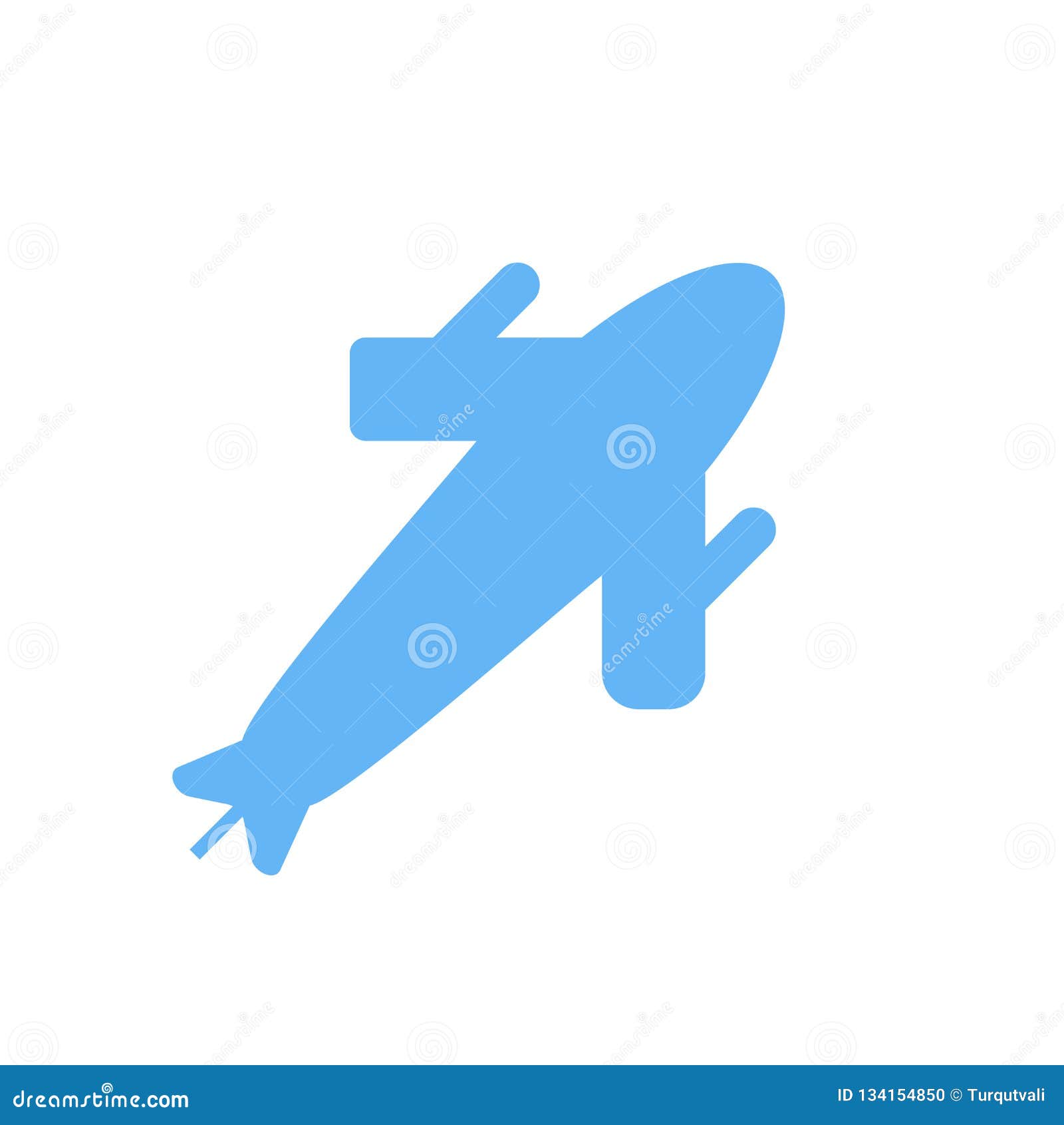 Plane Icon Vector Sign and Symbol Isolated on White Background, Plane ...
