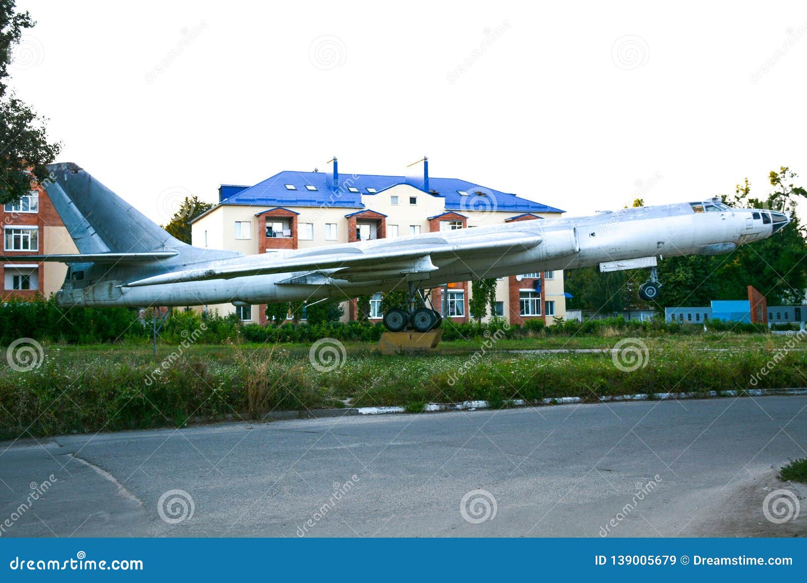 Small Plane On The Runway, Airplane Barn Stock Image 