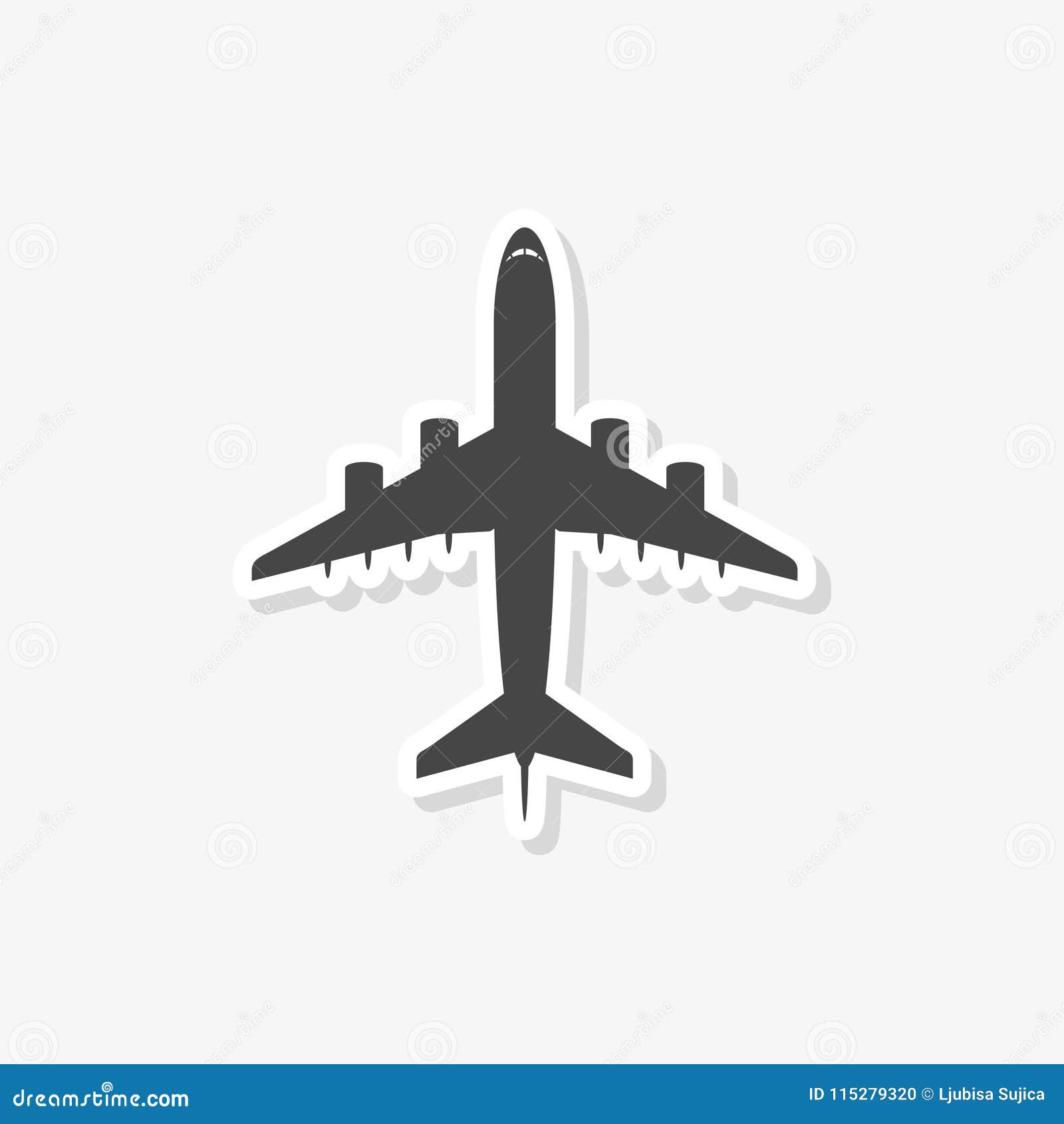 Plane Sticker Stock Illustrations – 7,875 Plane Sticker Stock  Illustrations, Vectors & Clipart - Dreamstime