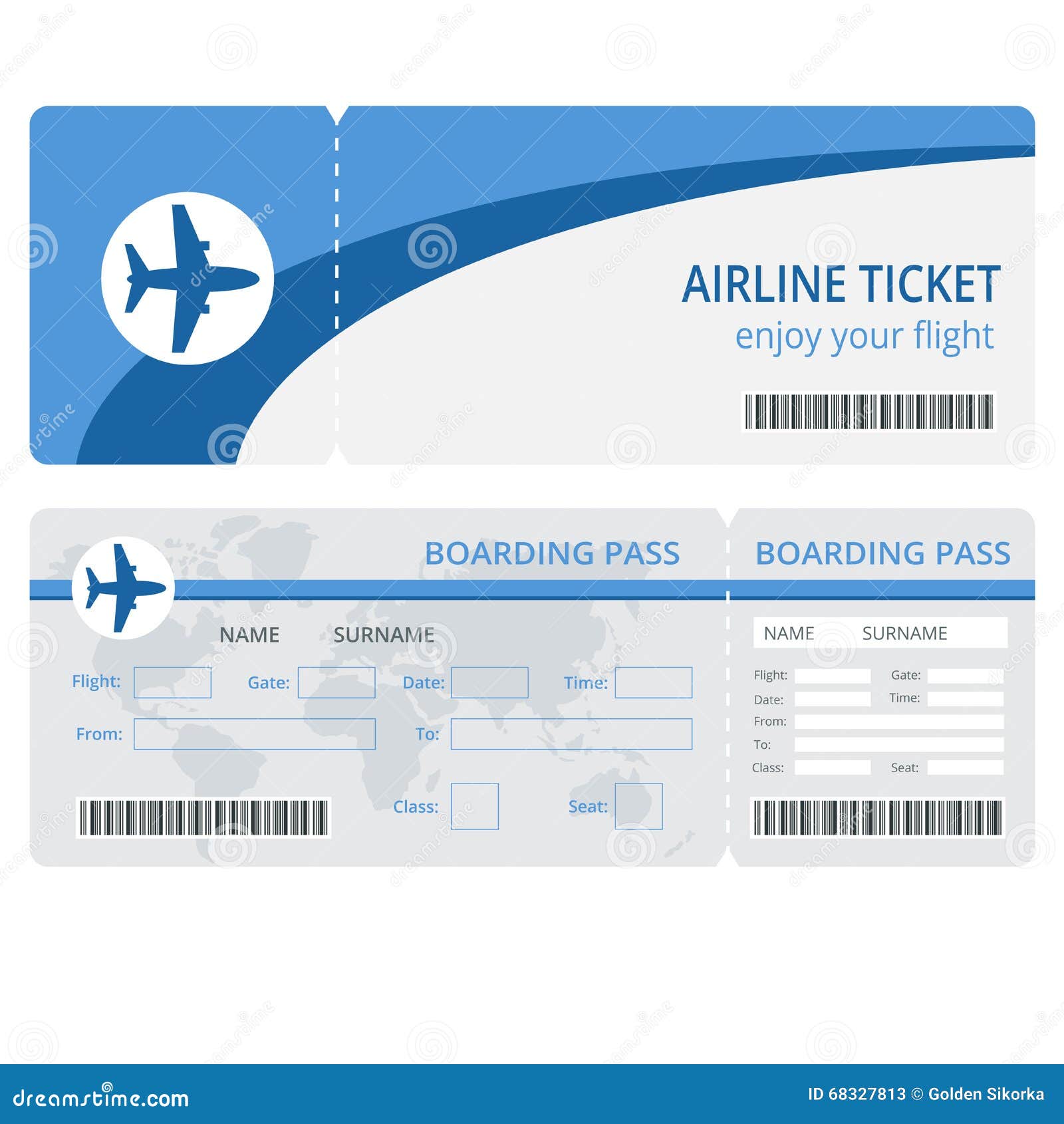 free clipart airplane ticket - photo #26