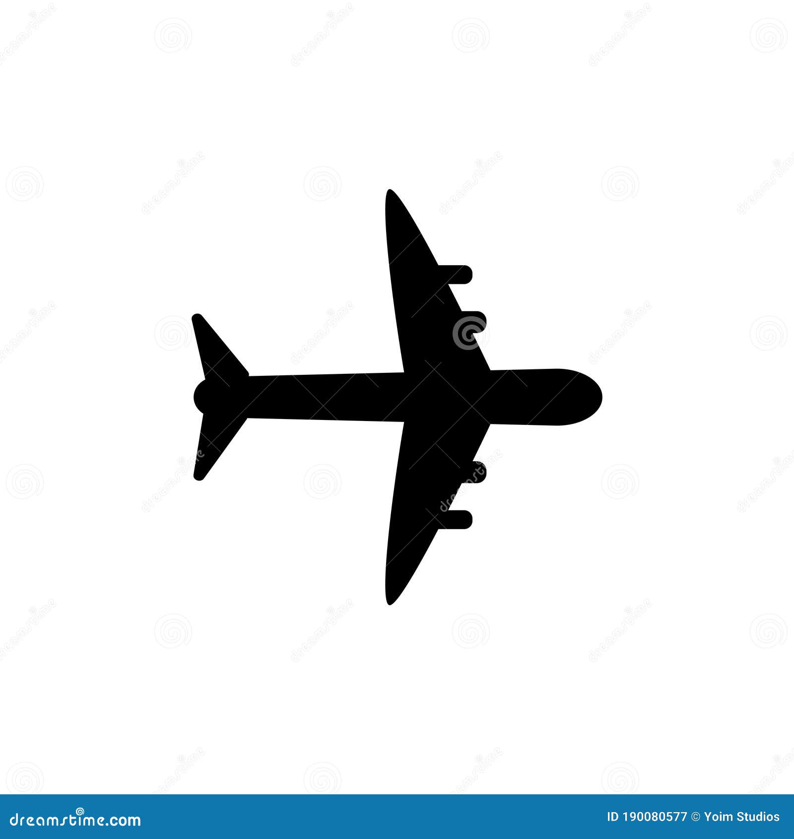 Plane Vector Graphic Design Illustration.icon Logo Design Elements ...