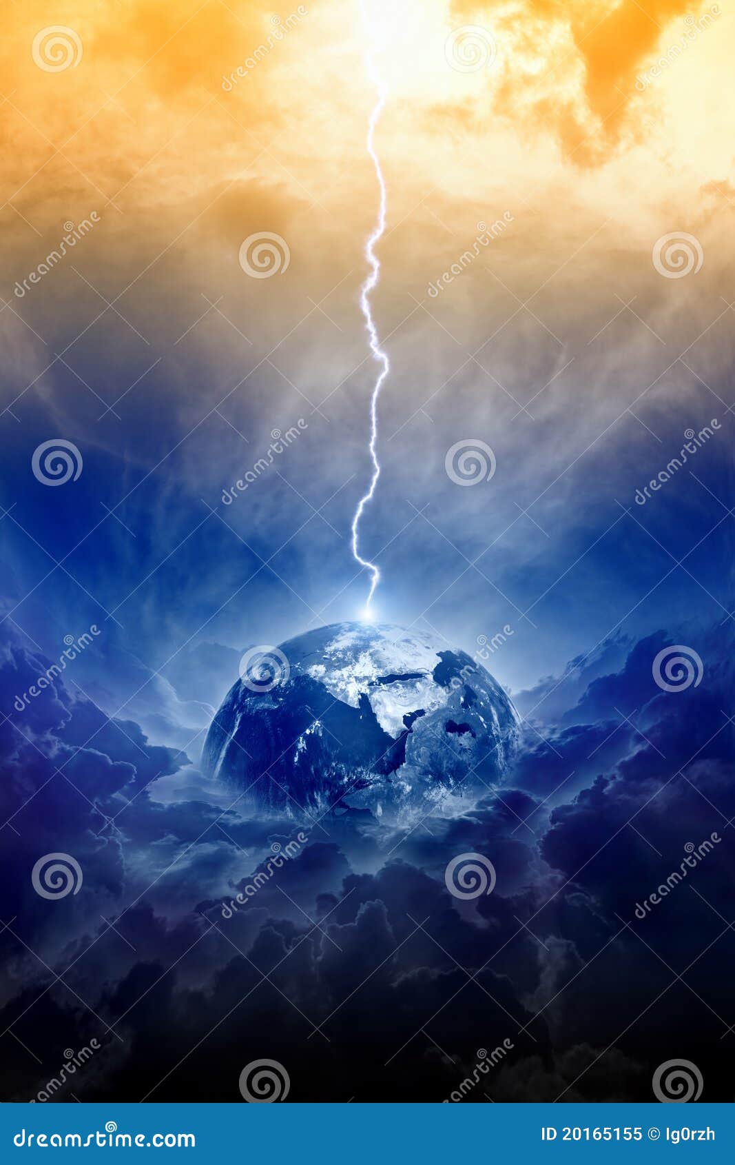 Planet Earth In Danger Royalty Free Stock Photo - Image: 20165155